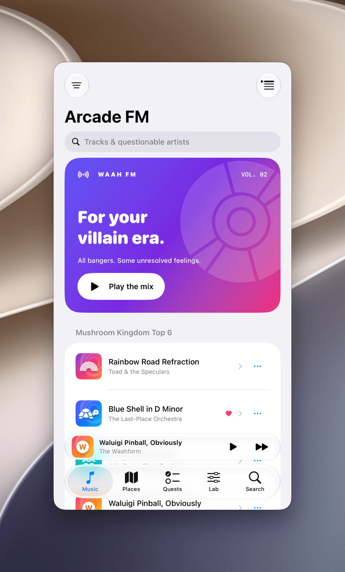 An iPhone app…