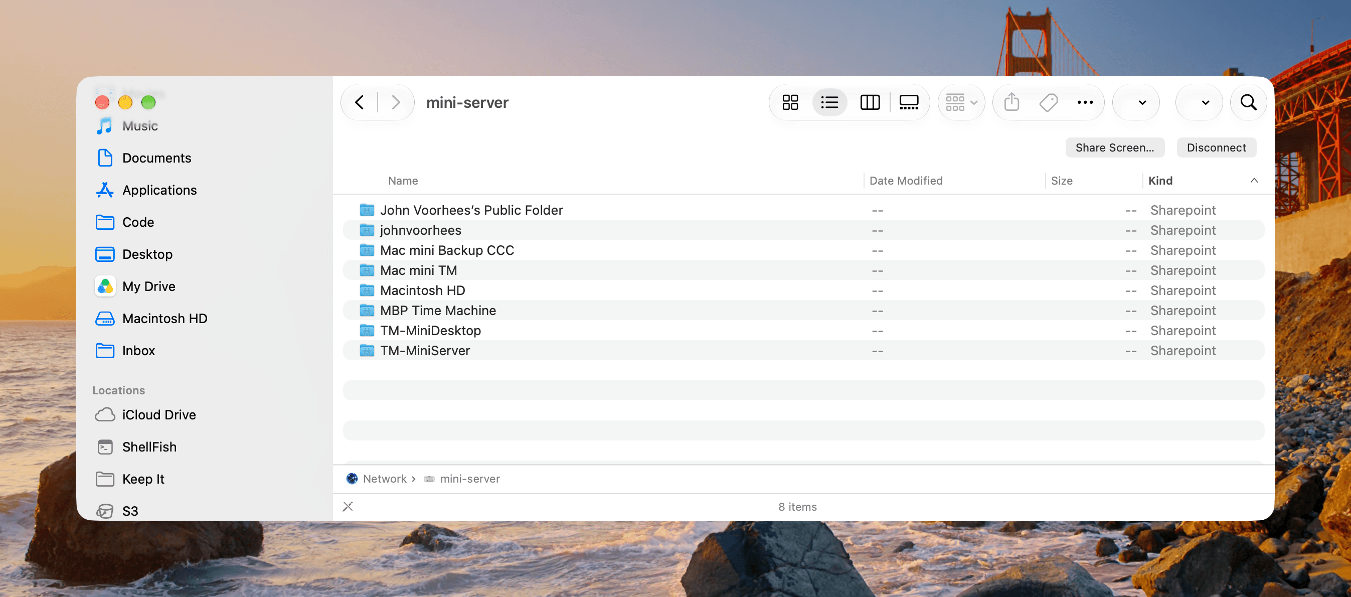 Browsing folders on my Mac mini server over Ethernet feels nearly as fast as browsing local folders.