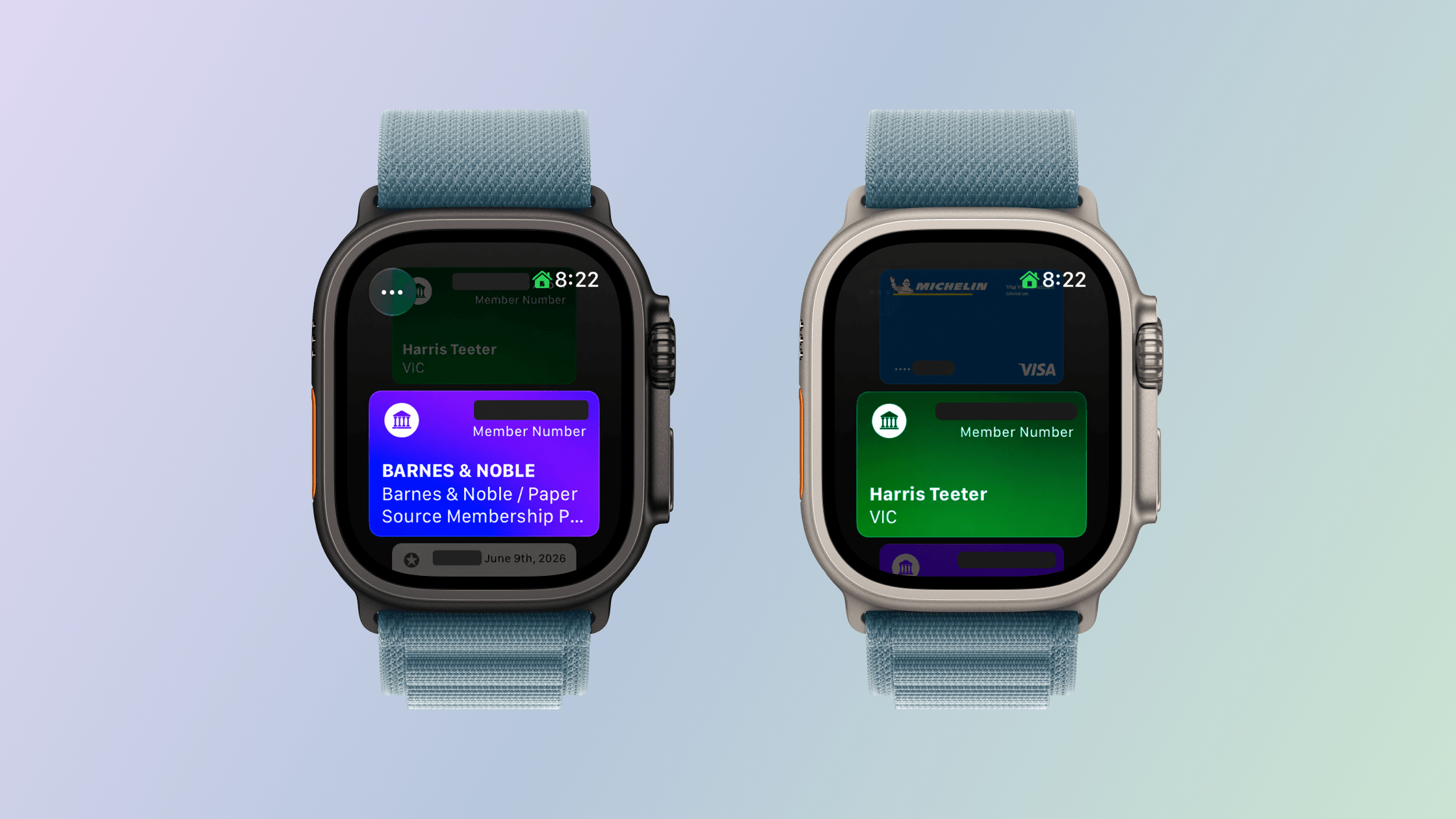 Homemade Wallet passes on the Apple Watch using "Create a Pass."