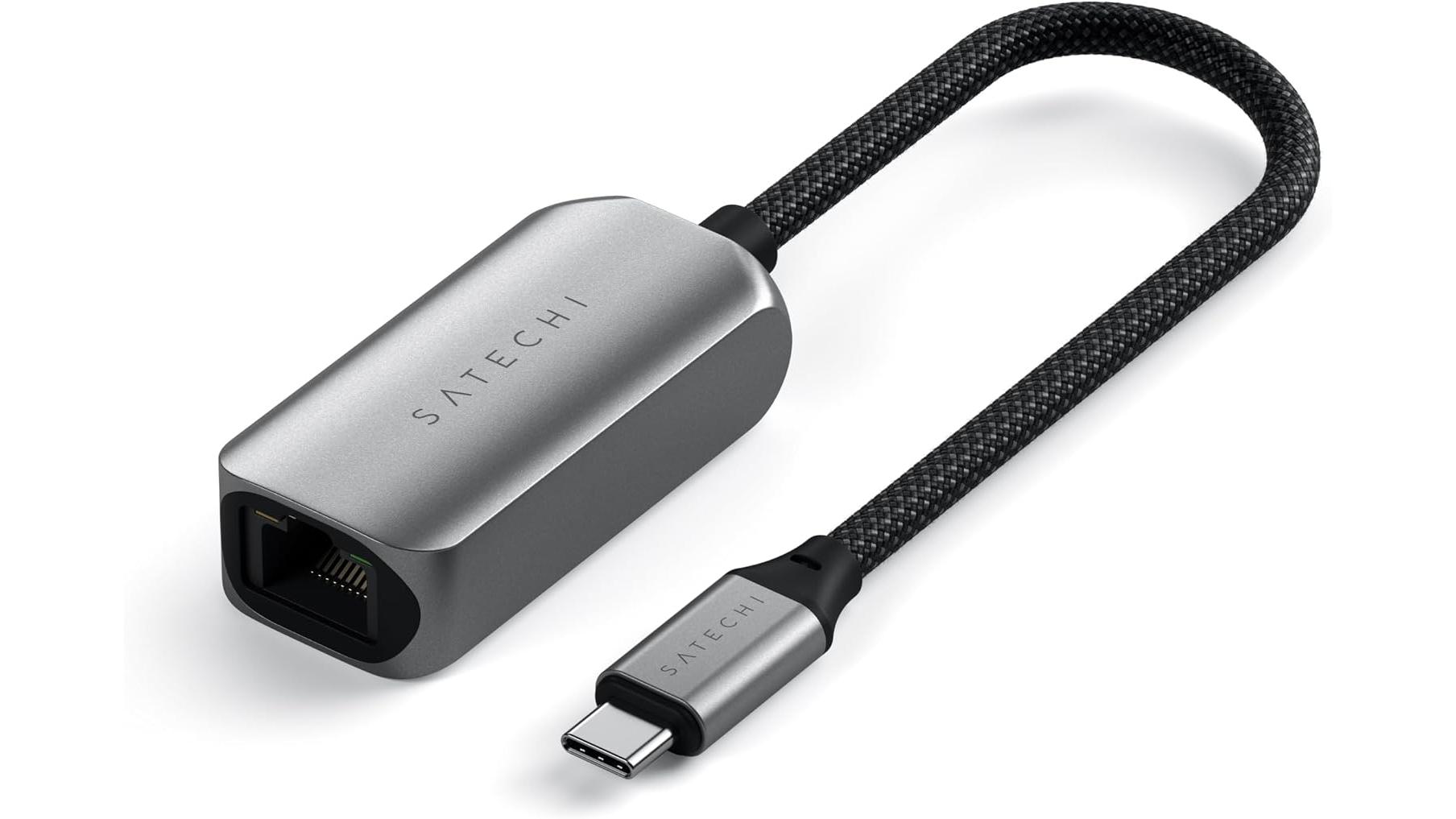 Satechi USB-C 2.5Gbps Ethernet adapter.