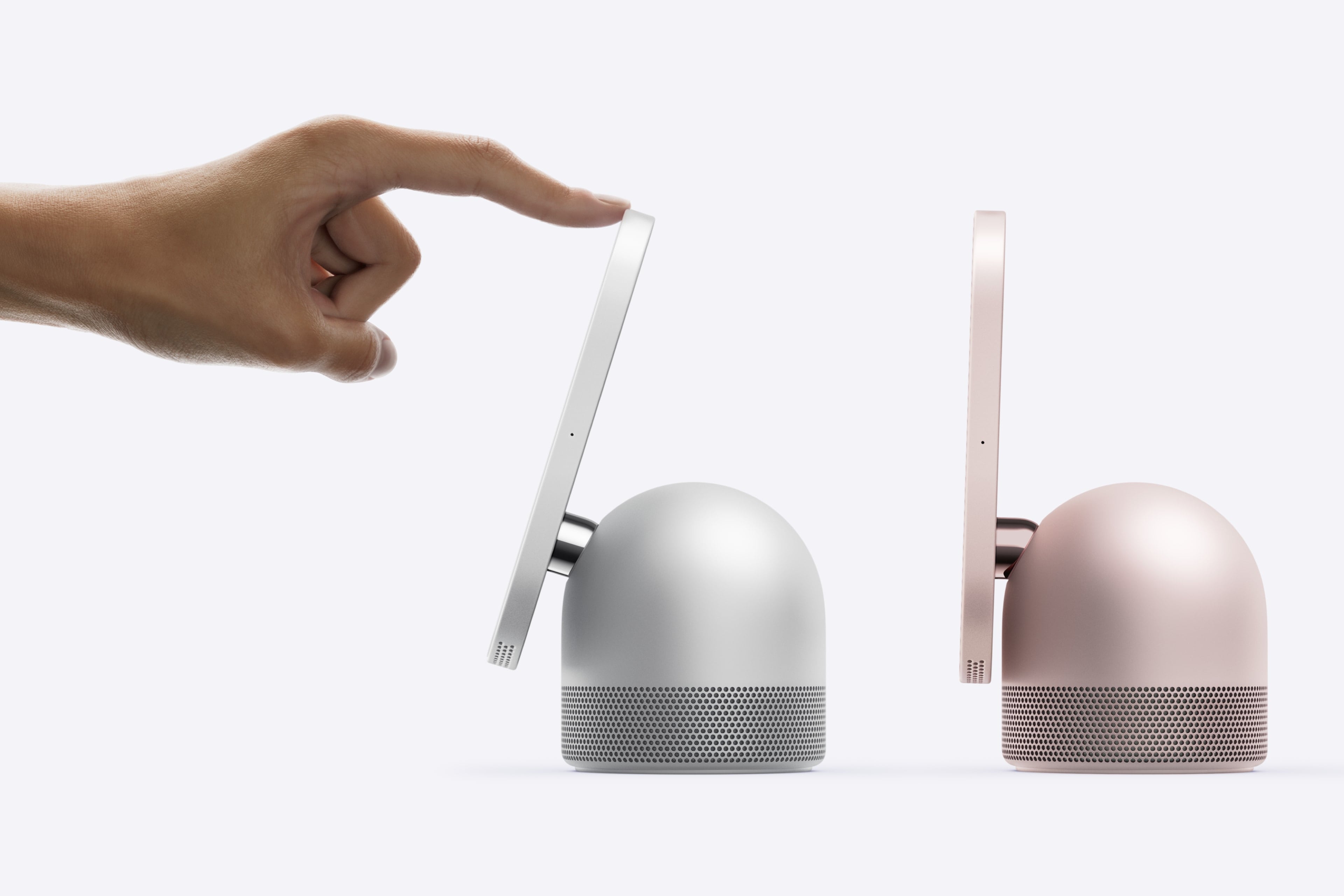 The table top HomeView's screen tilts. Source: Apple.