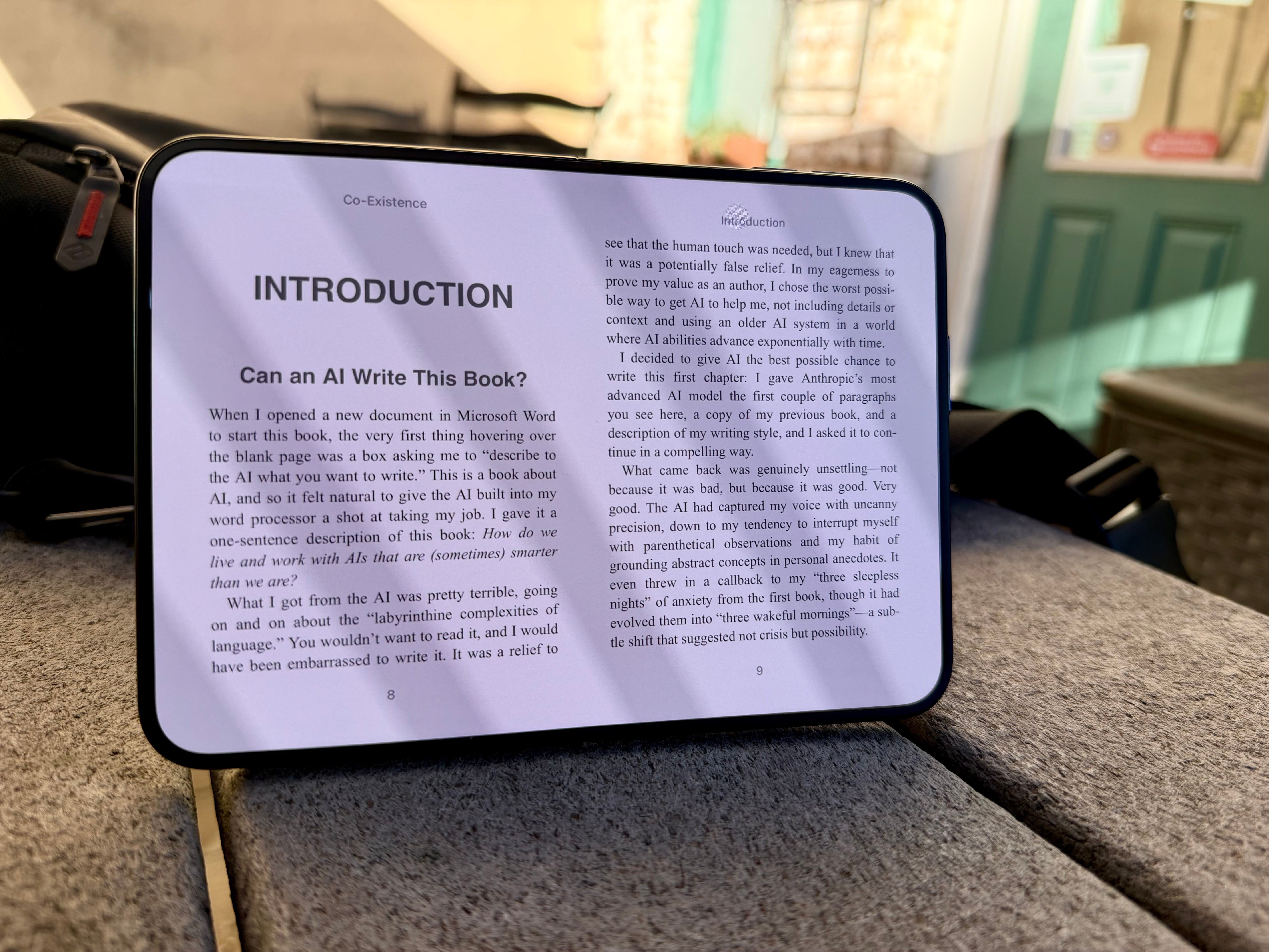 Reading in Books.