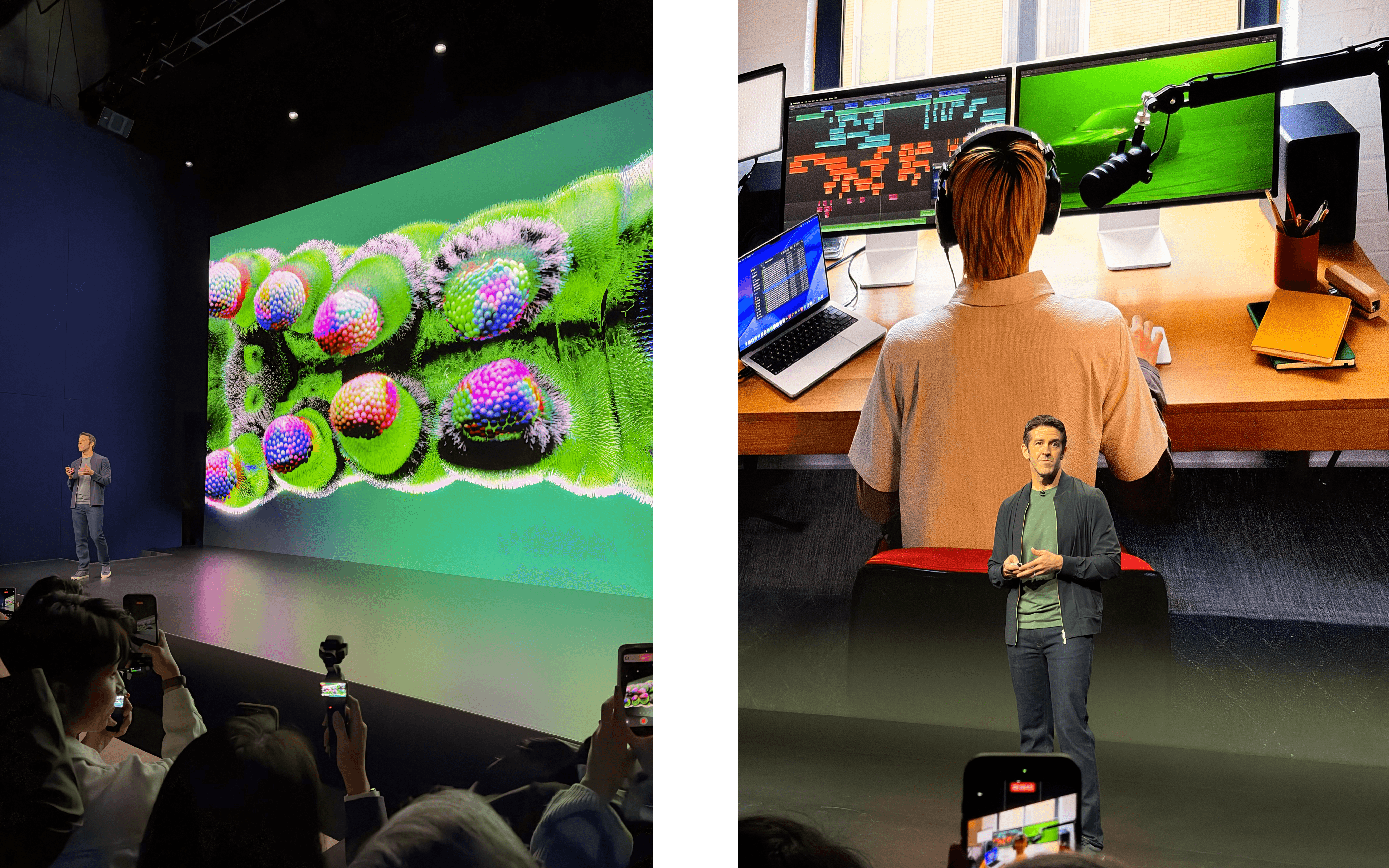 John Ternus introduces the new MacBook Pro in L.A.