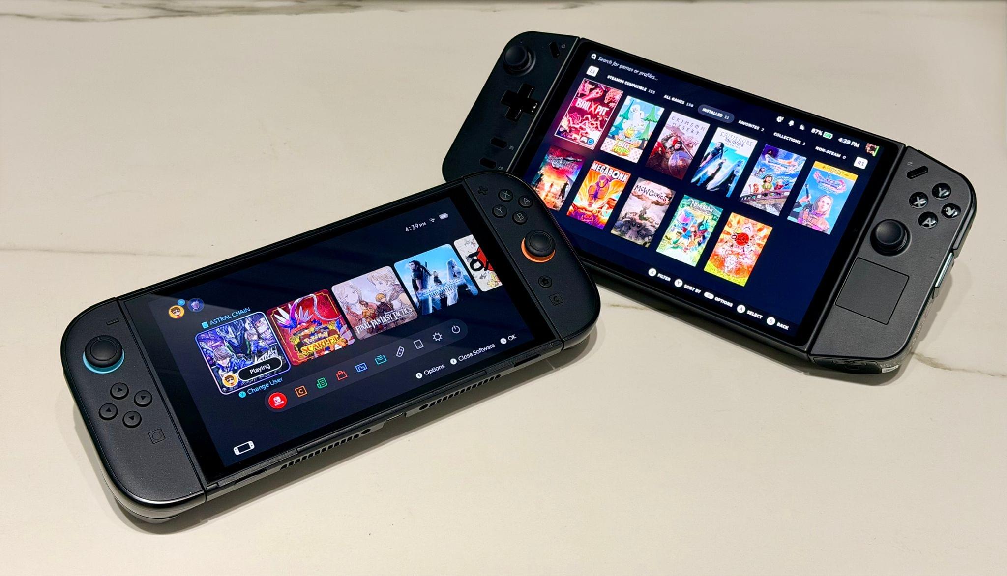 My Switch 2 and Legion Go.