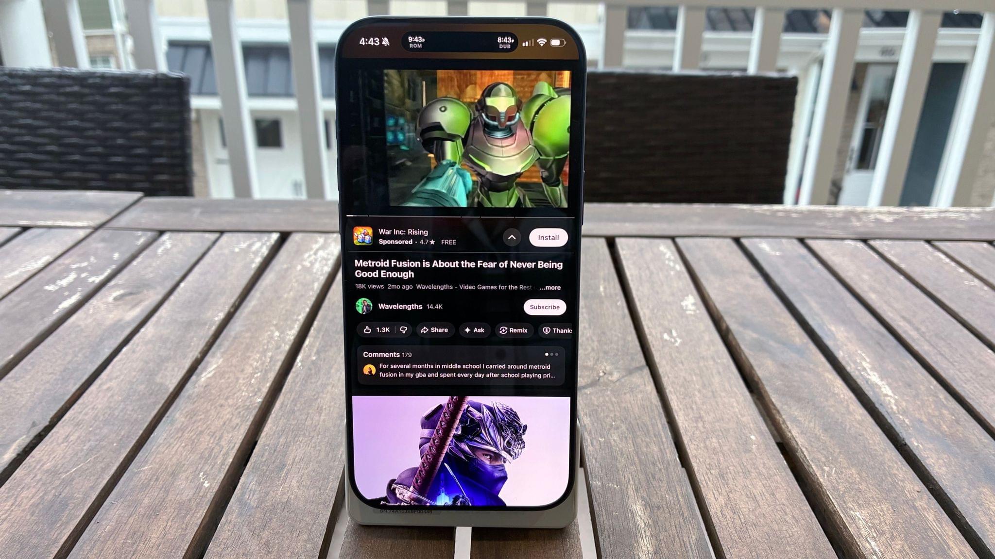 …or vertical viewing.