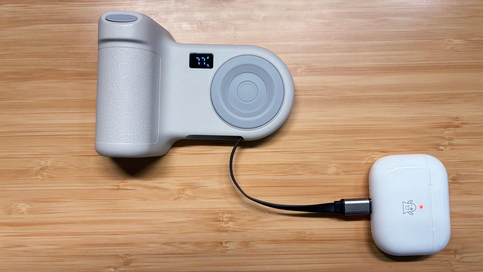 The Stage PowerGrip has a hidden retractable USB-C cable.