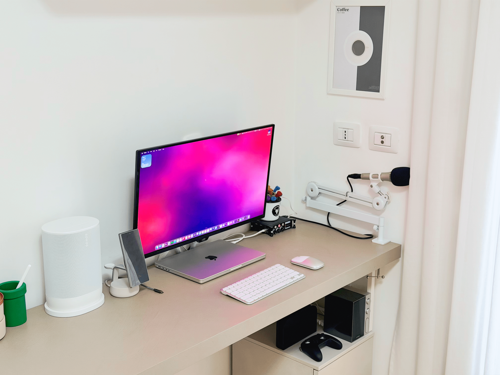 Federico's updated setup.