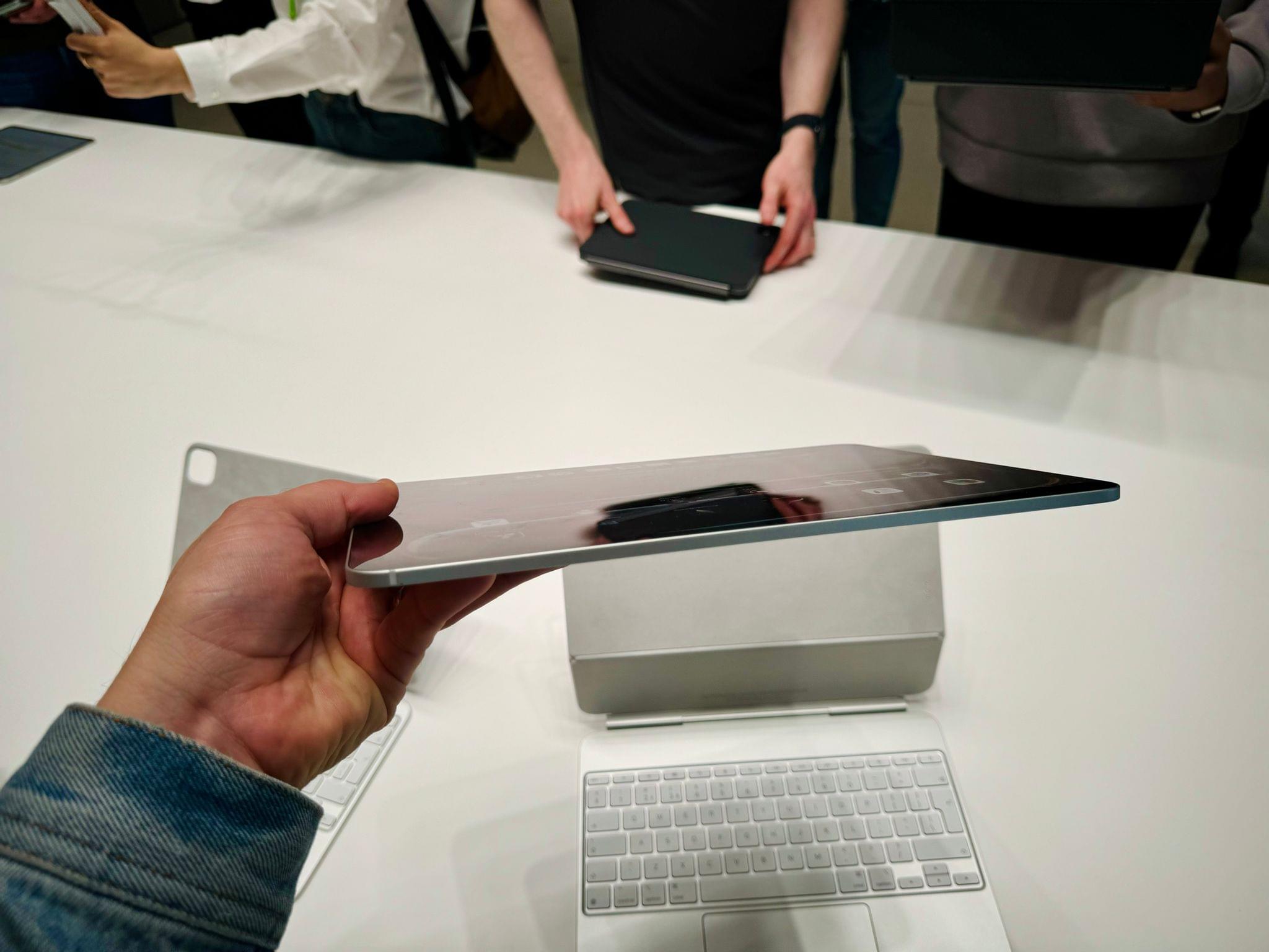 The 13" iPad Pro is remarkably thin.