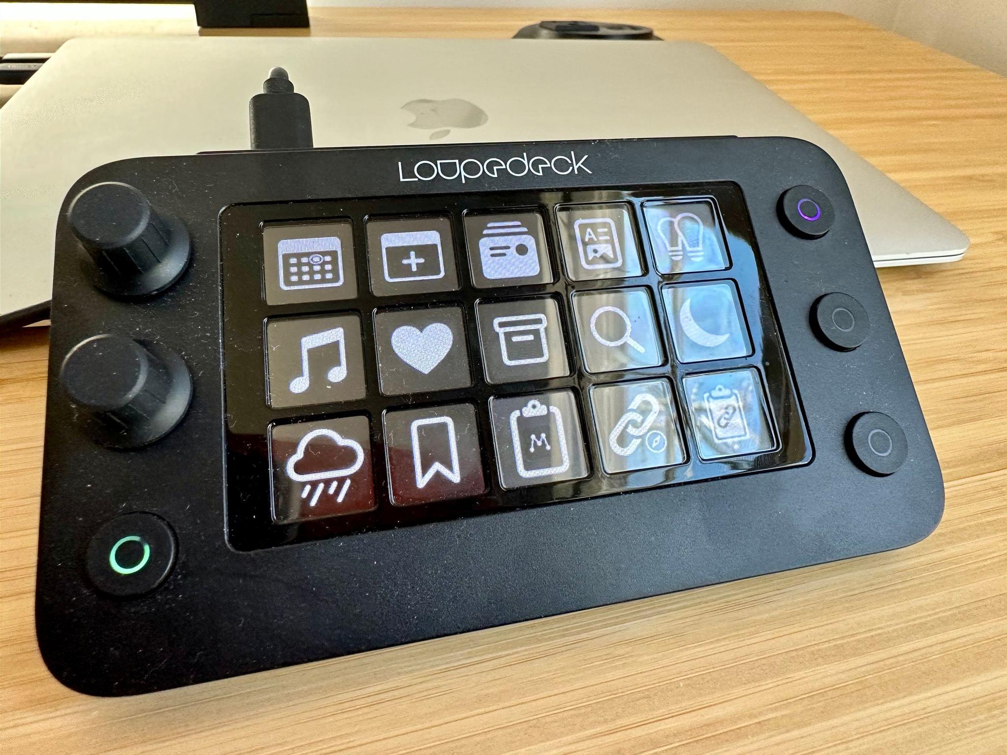 Loupedeck CT Stand and Jog Dial 