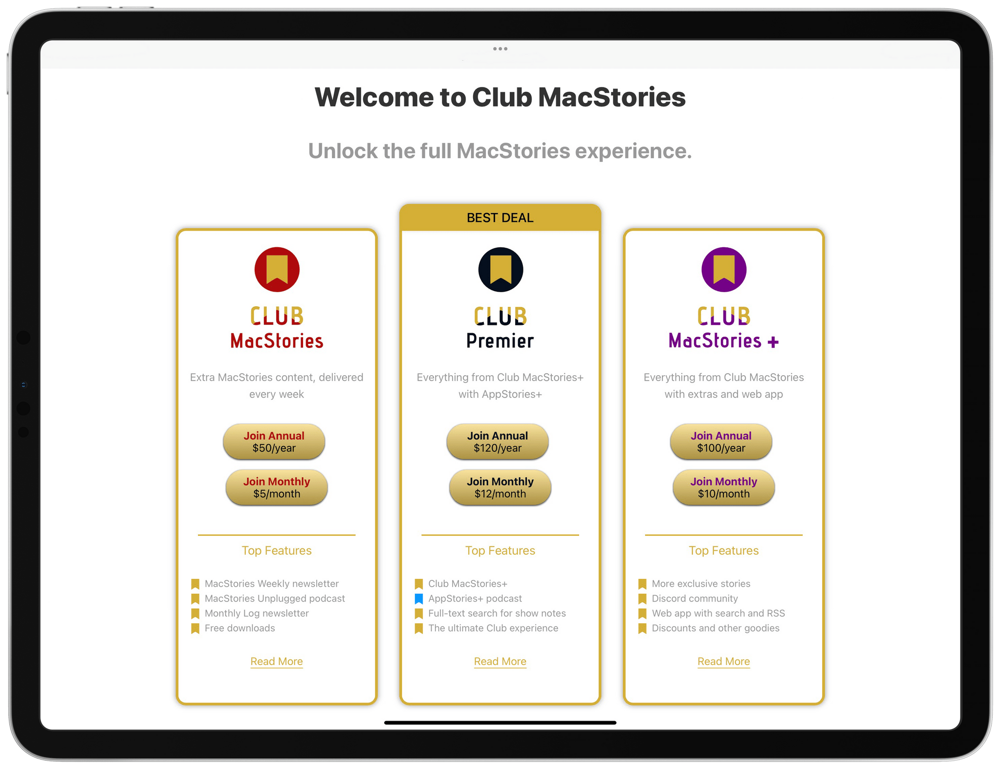 Introducing the All-New Club MacStories: New Tiers for More