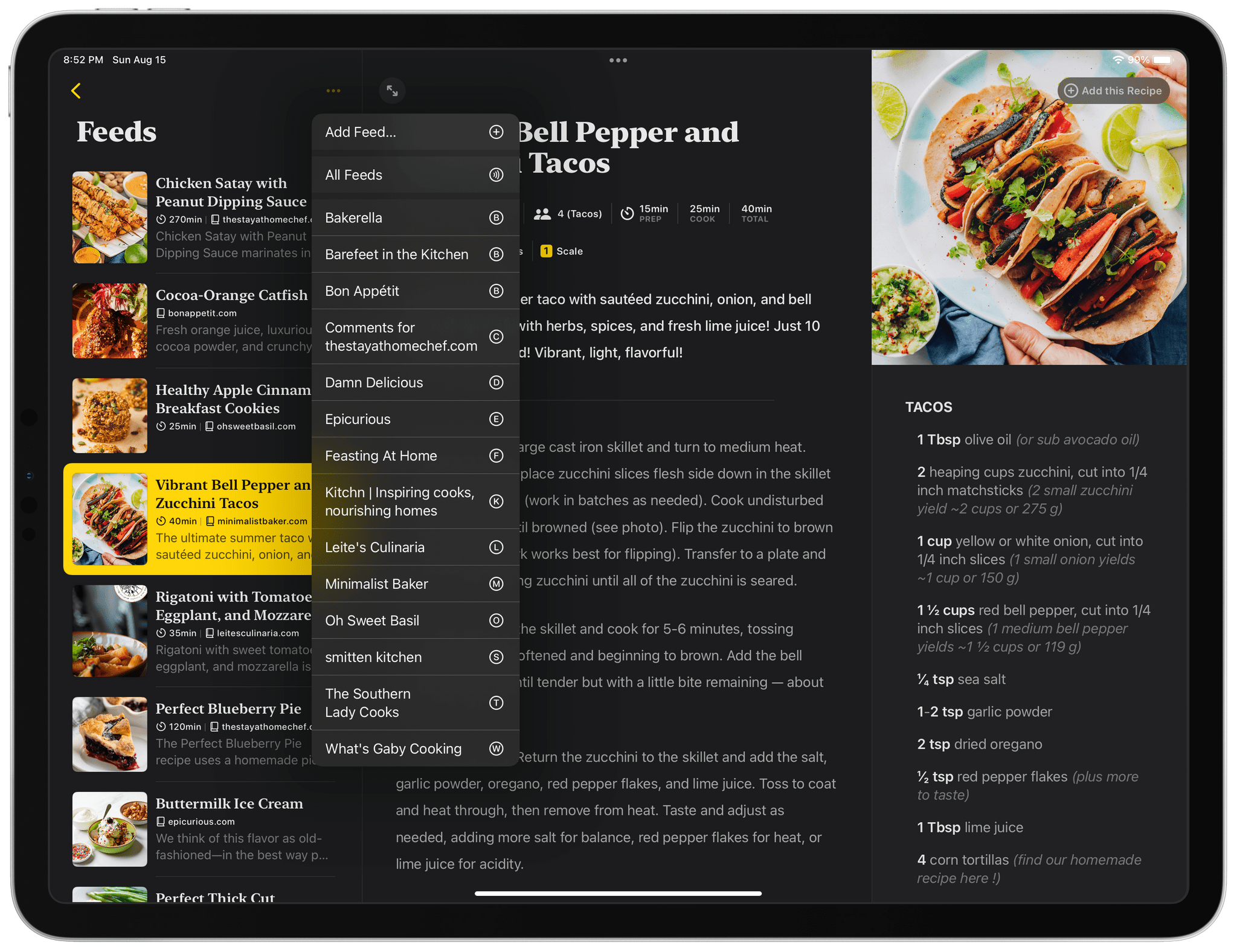 recipe programs for mac