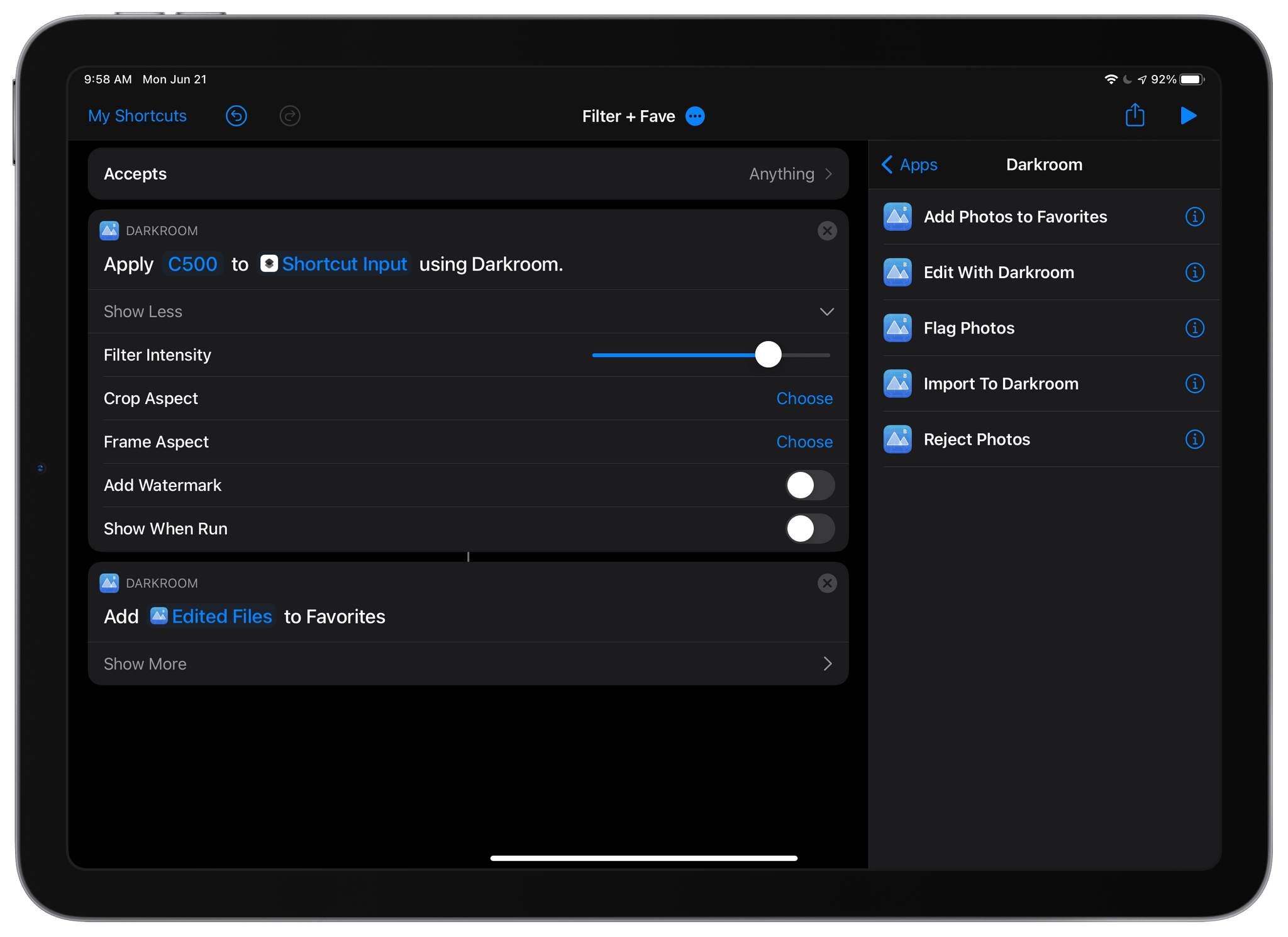 photo of Photo Editing and Management App Darkroom Adds Extensive Shortcuts Support image