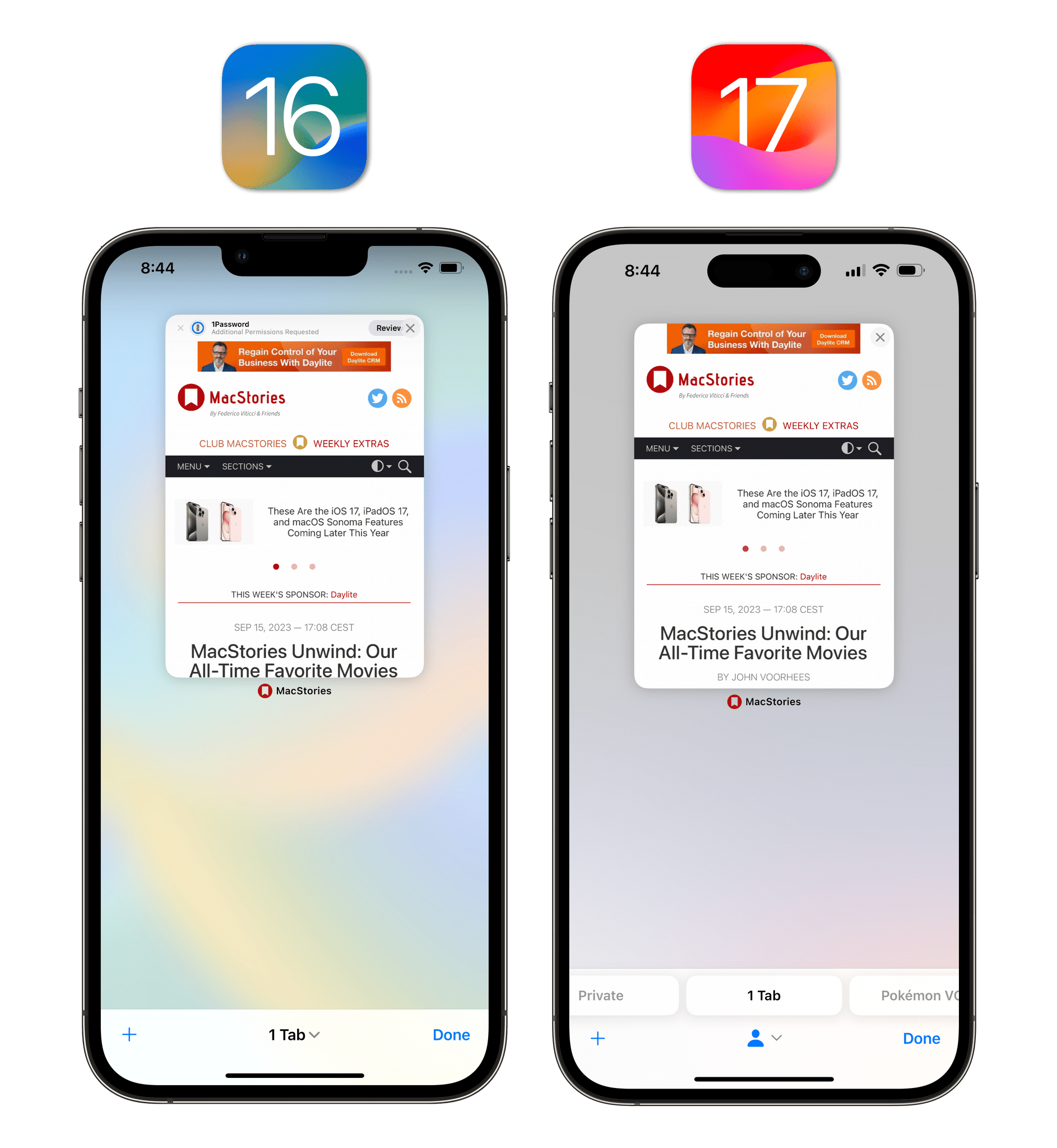 Safari extension permissions in iOS 17 and Safari 17