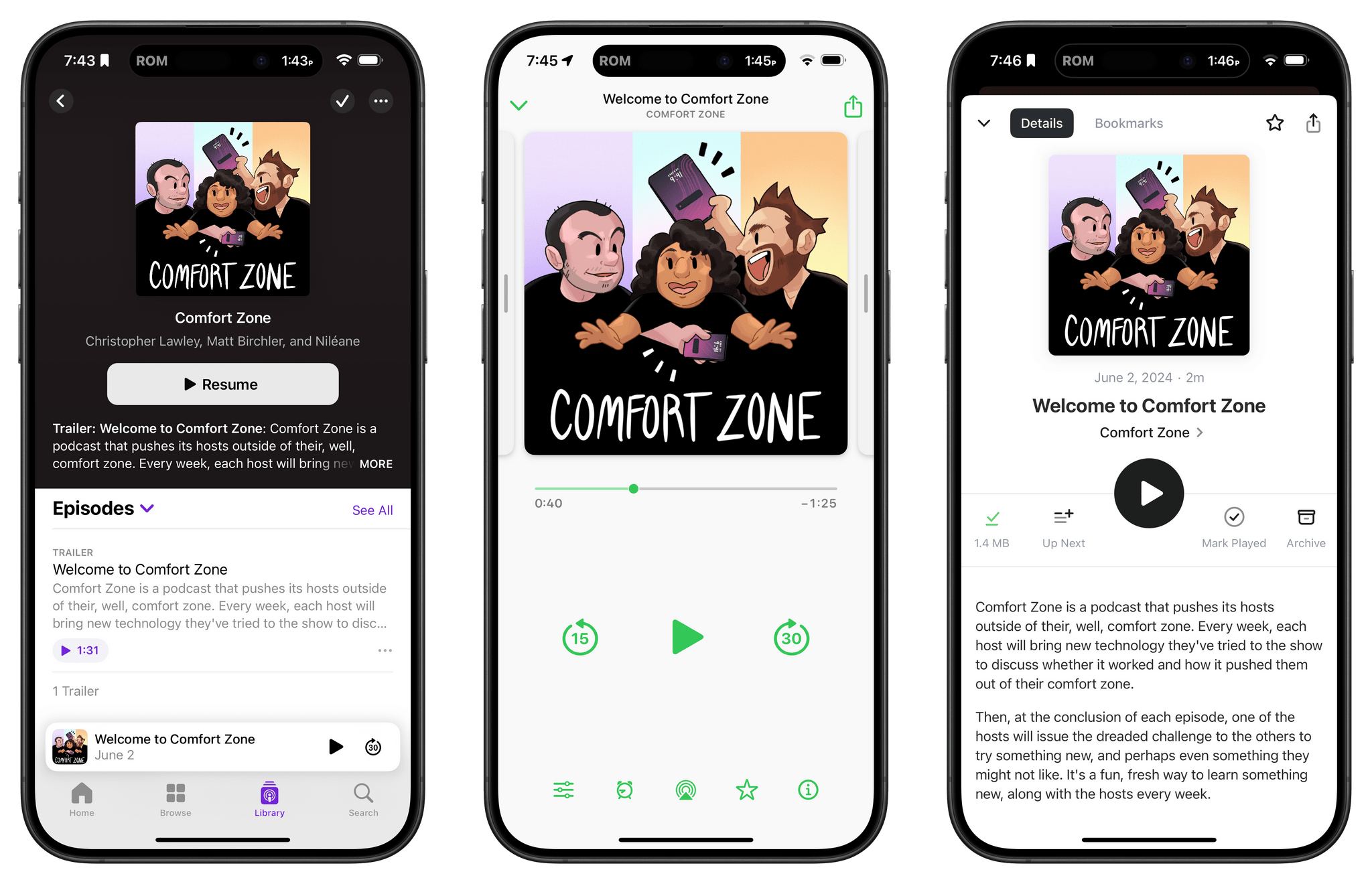 Comfort Zone Podcast (@comfortzone@macstories.net) - MacStories on Mastodon