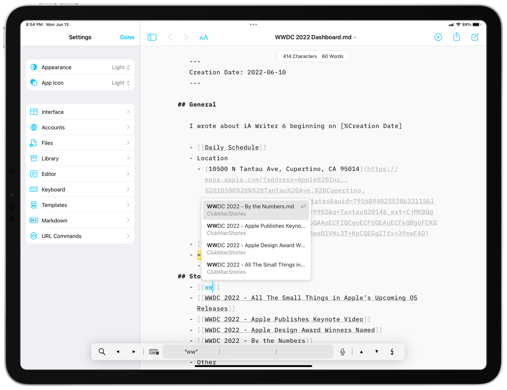 🟧 Import from iA Writer – Documentation