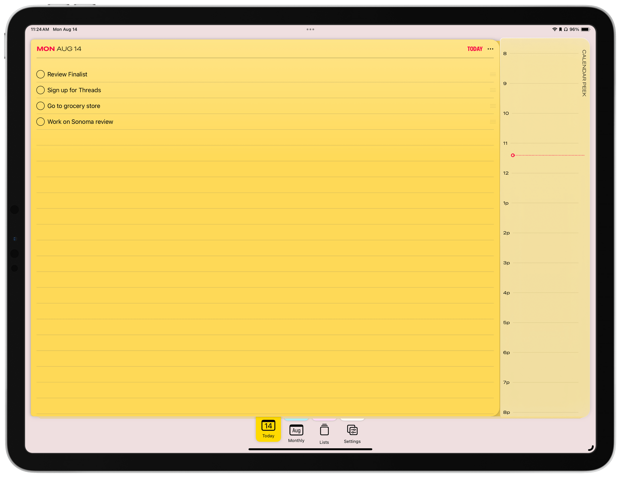 Finalist A Notepad Inspired Task Manager Macstories 