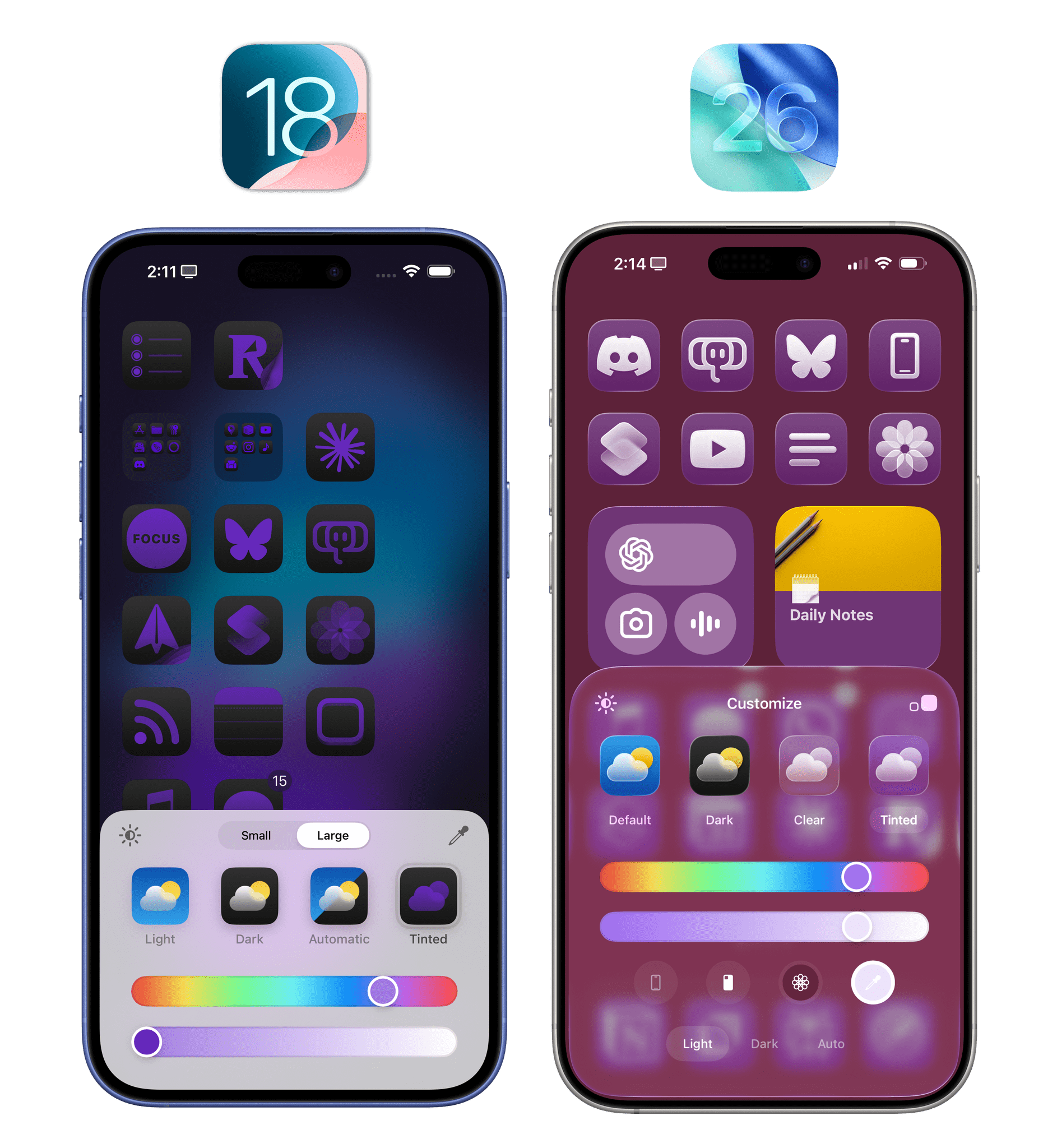 Quite literally, a night and day difference.