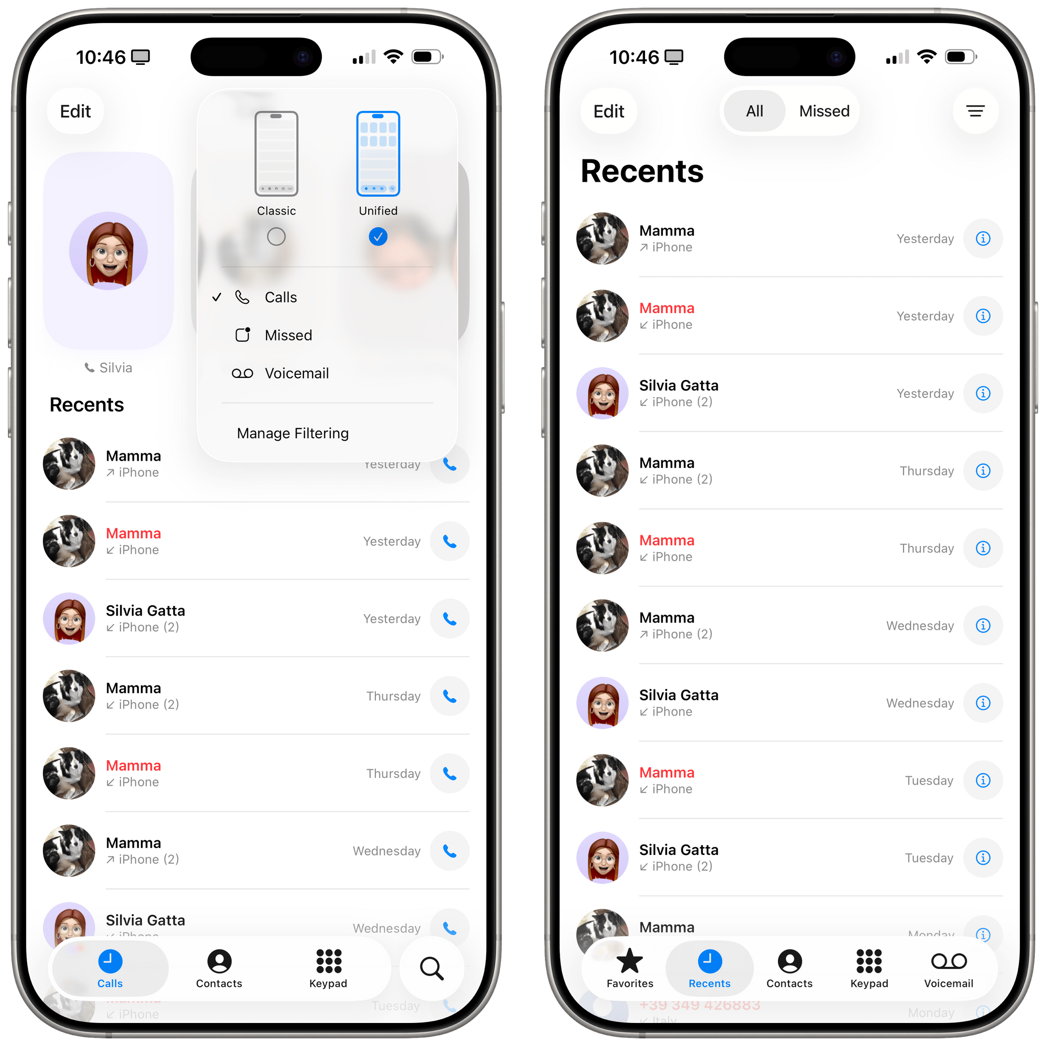 Reverting to the classic layout.