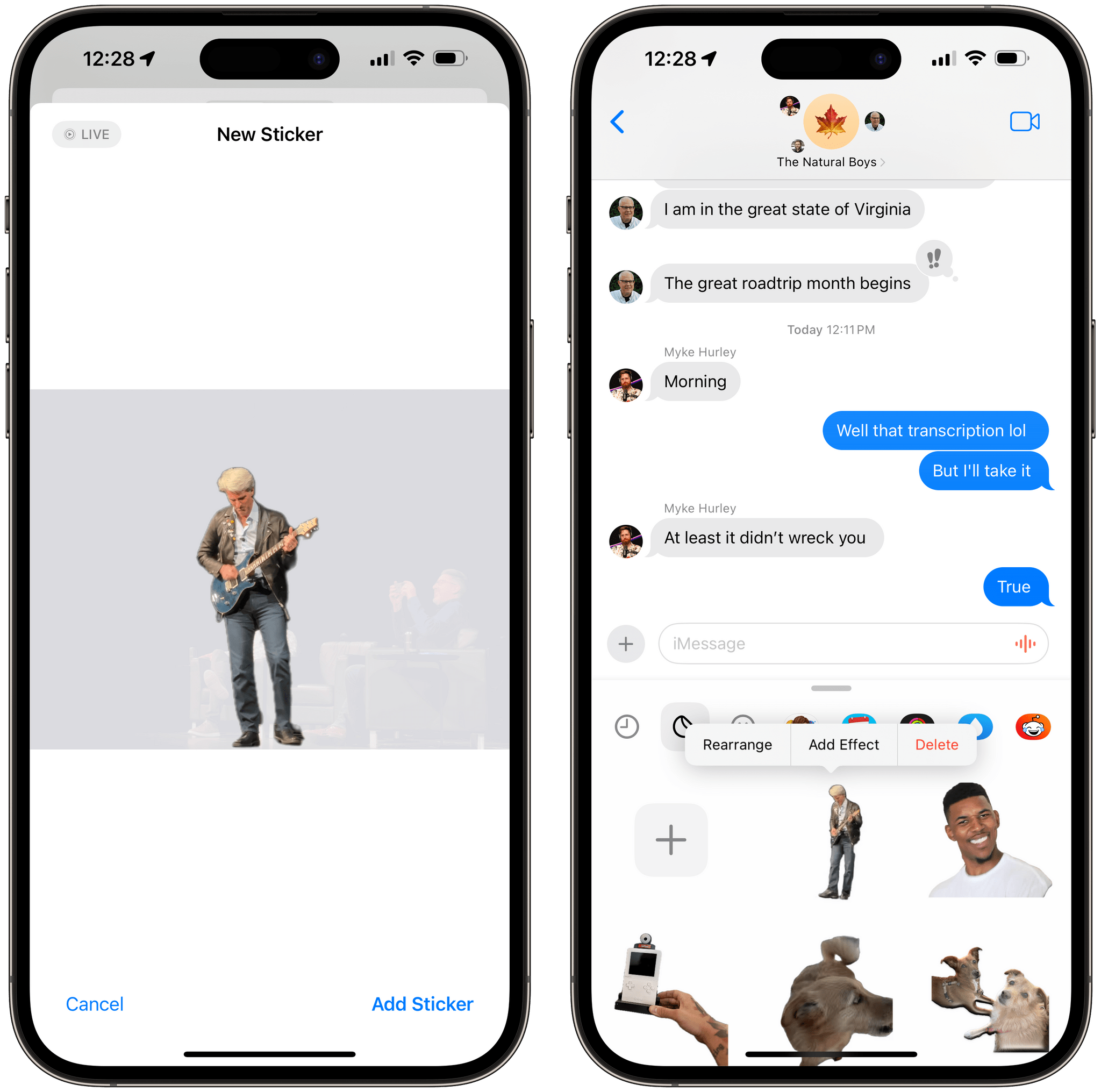 ...and iOS 17 will isolate the subject to turn it into a sticker, ready to be used.