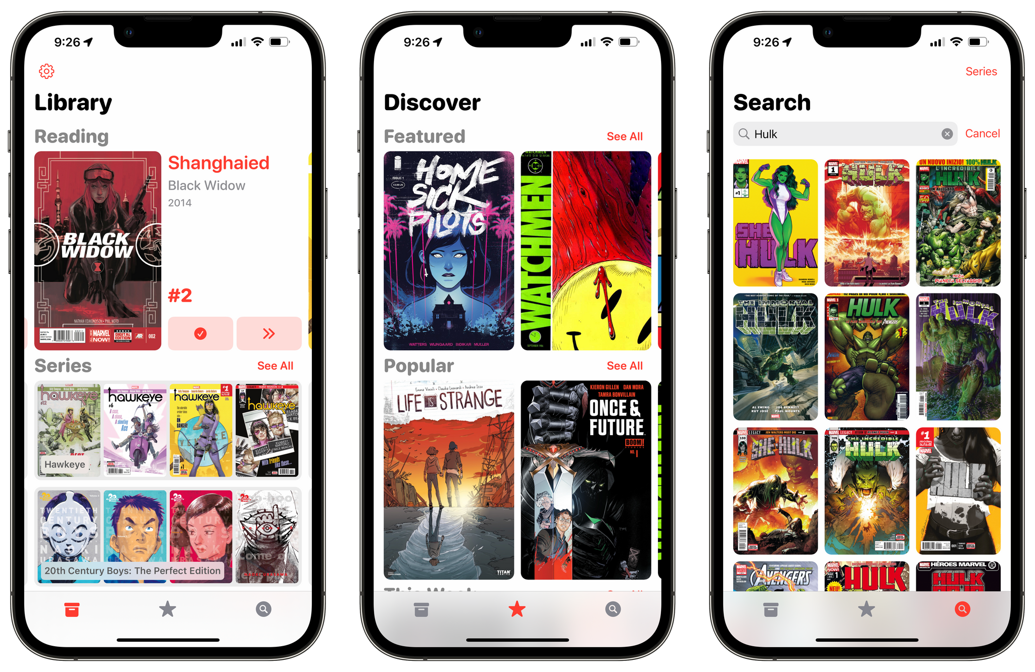 Comics app