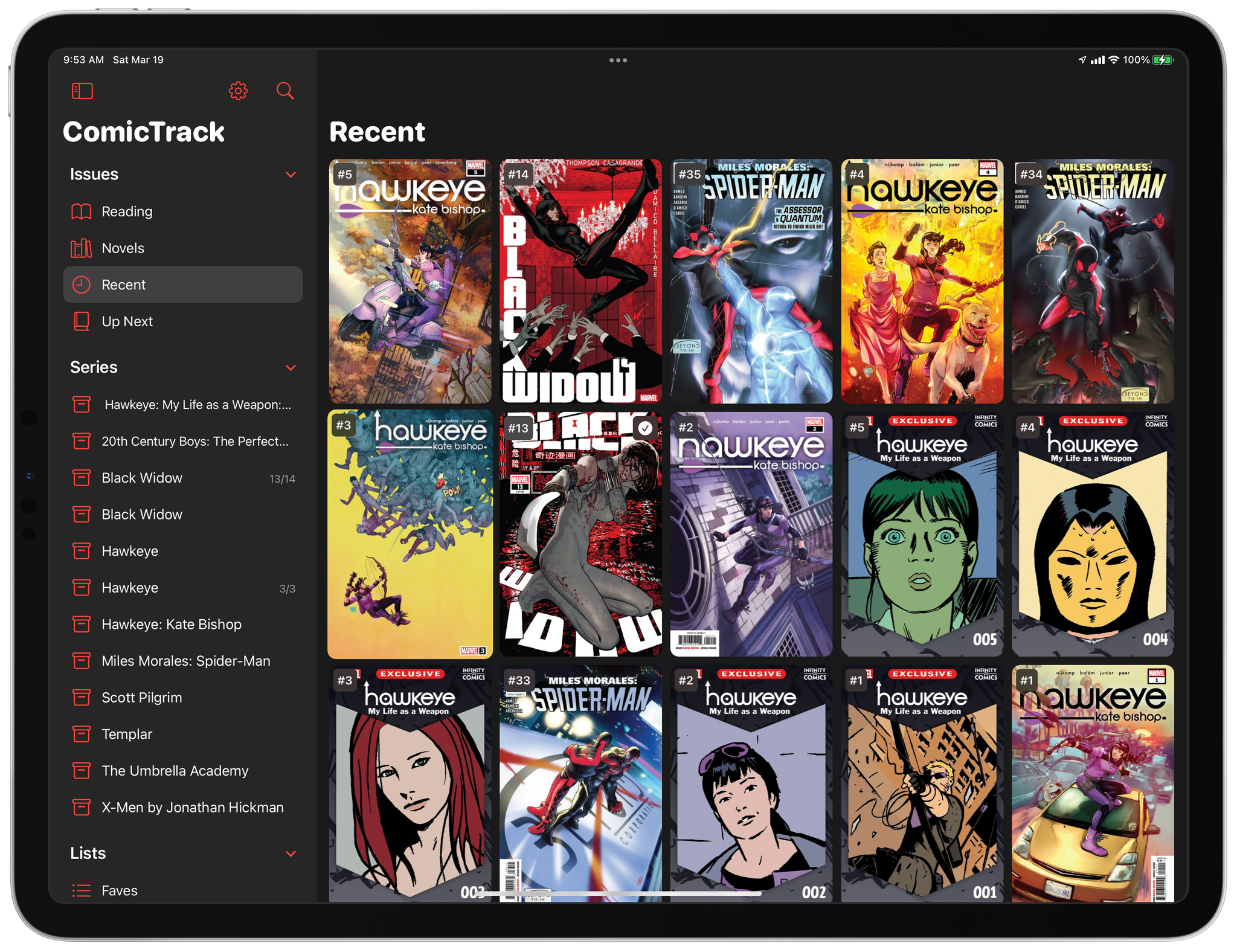 ComicTrack makes picking up where you left off with your favorite comics simple.
