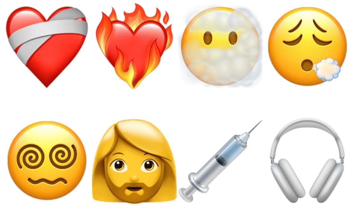 A selection of new and revised emoji.