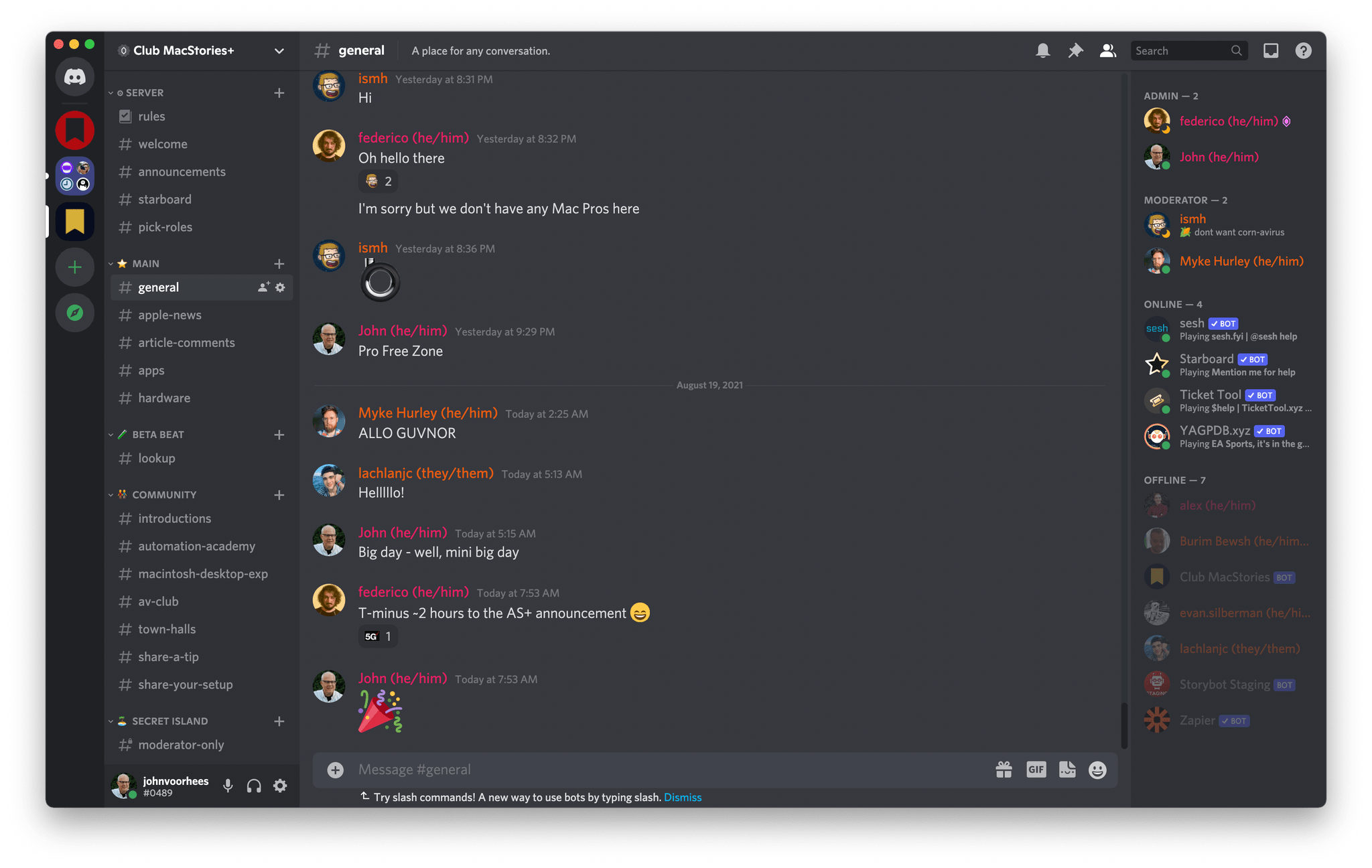 We've got a lot planned for our new Discord community.