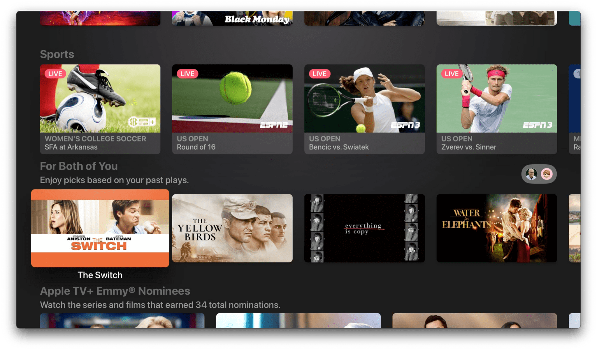 'For All of You' is a new recommendation feature based on multiple users' viewing habits.