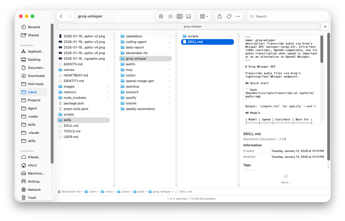 A skill created by Clawd.