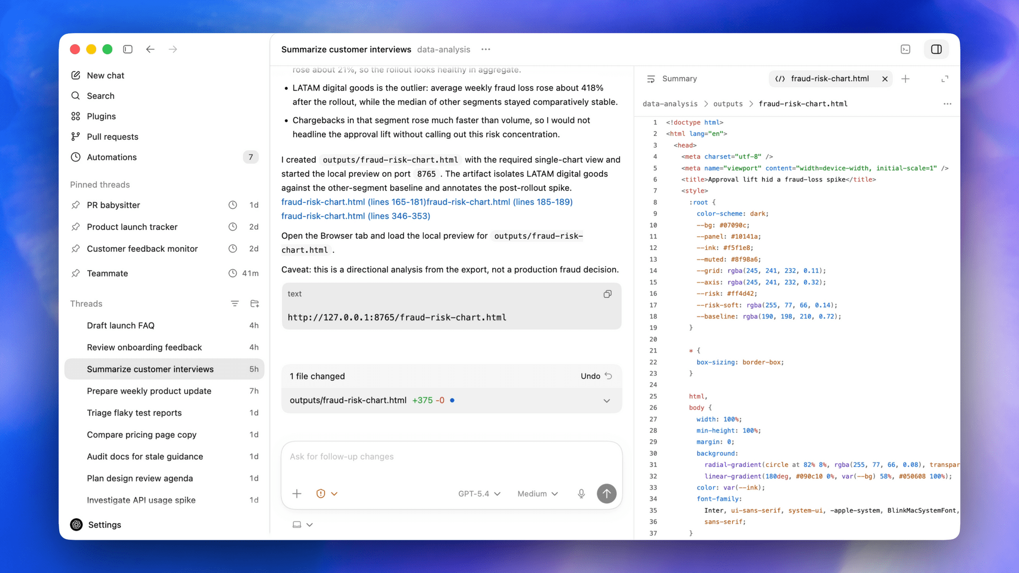 Developers get new sidebar tools and more. Source: OpenAI
