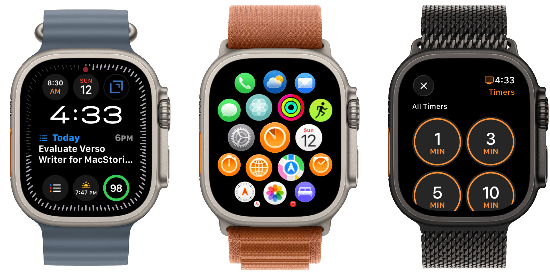Different Apple Watch colors now supported by Apple Frames.