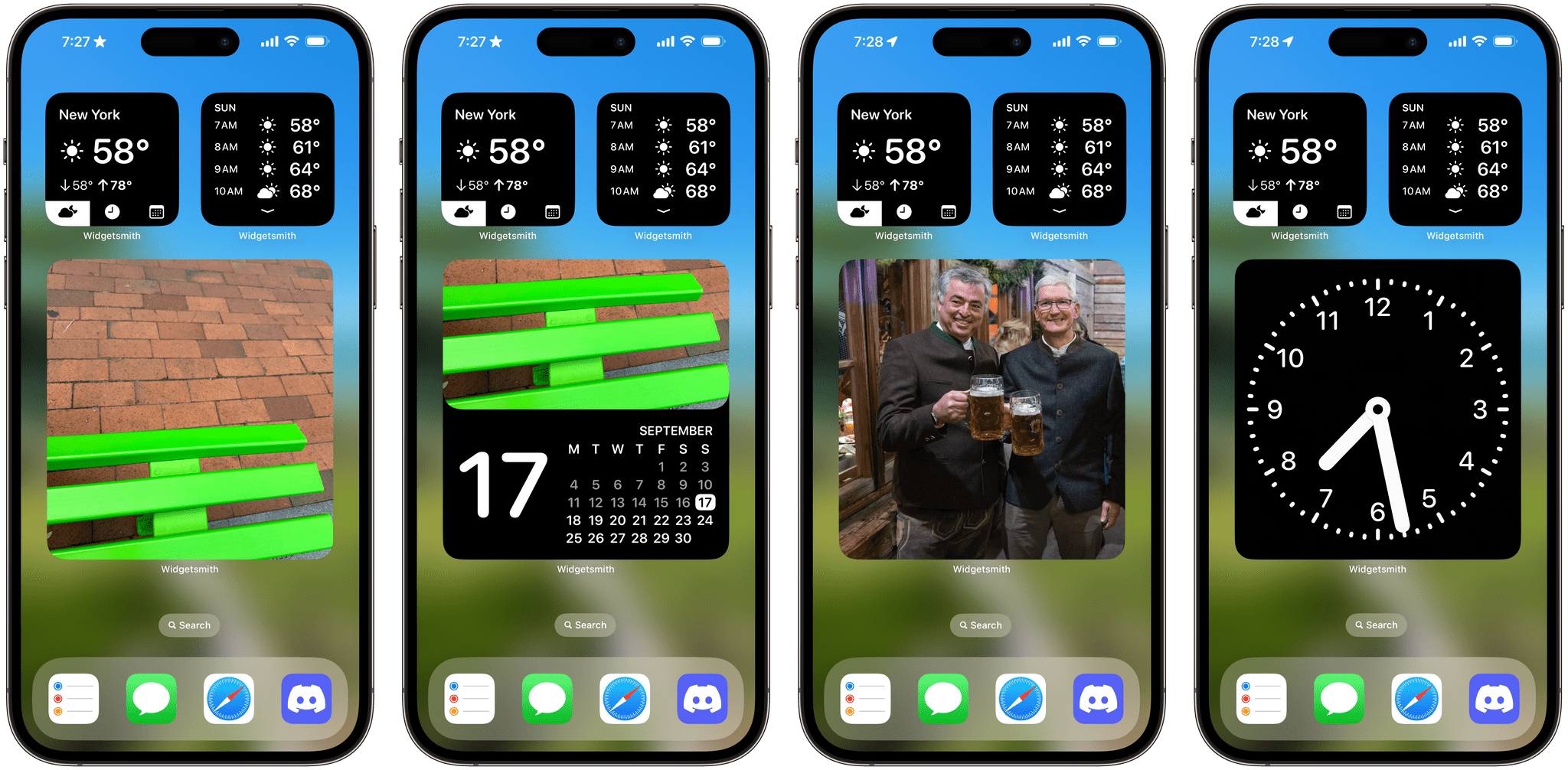 Widgetsmith's unique dual-widget display.