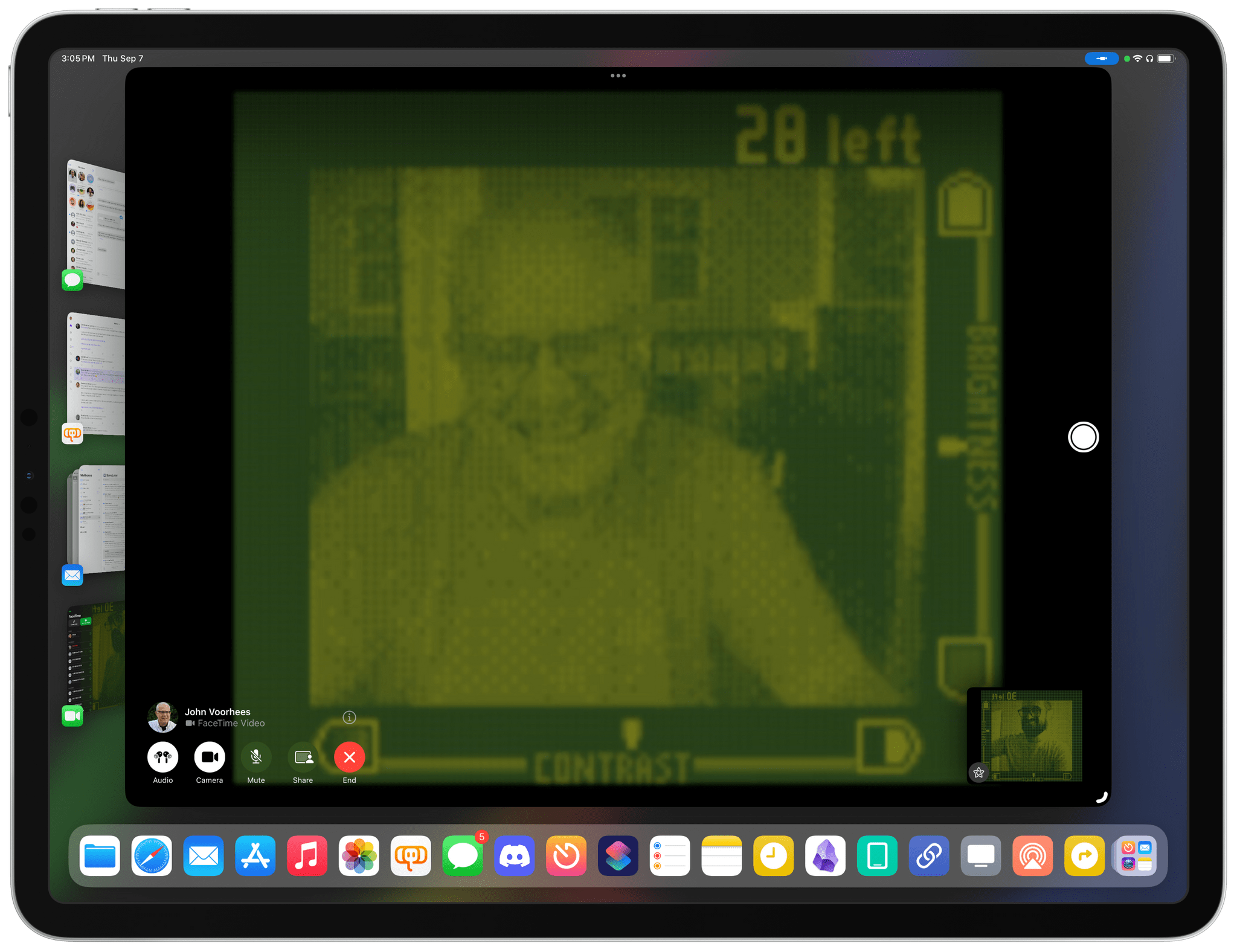 Two-player Game Boy Camera FaceTime with John.