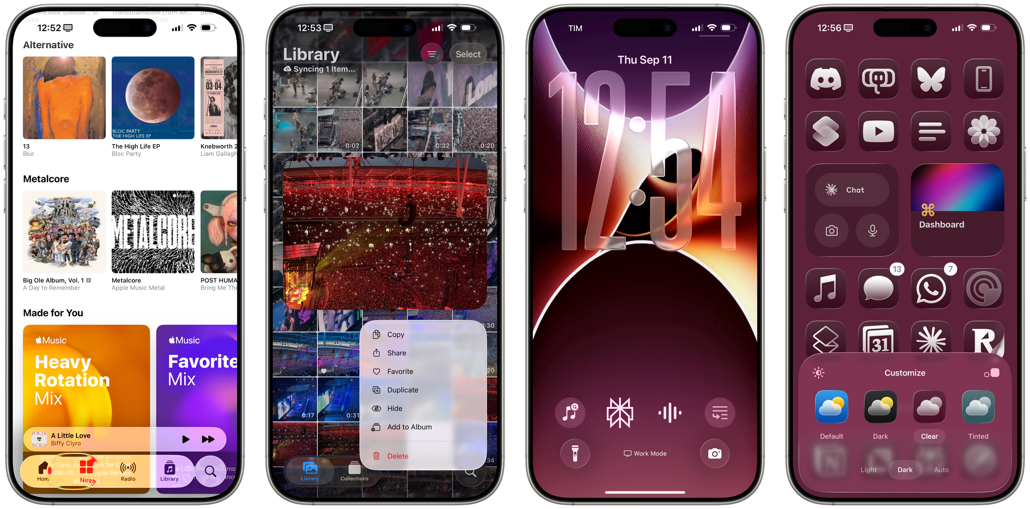 Liquid Glass is a material that is used across the entire OS.