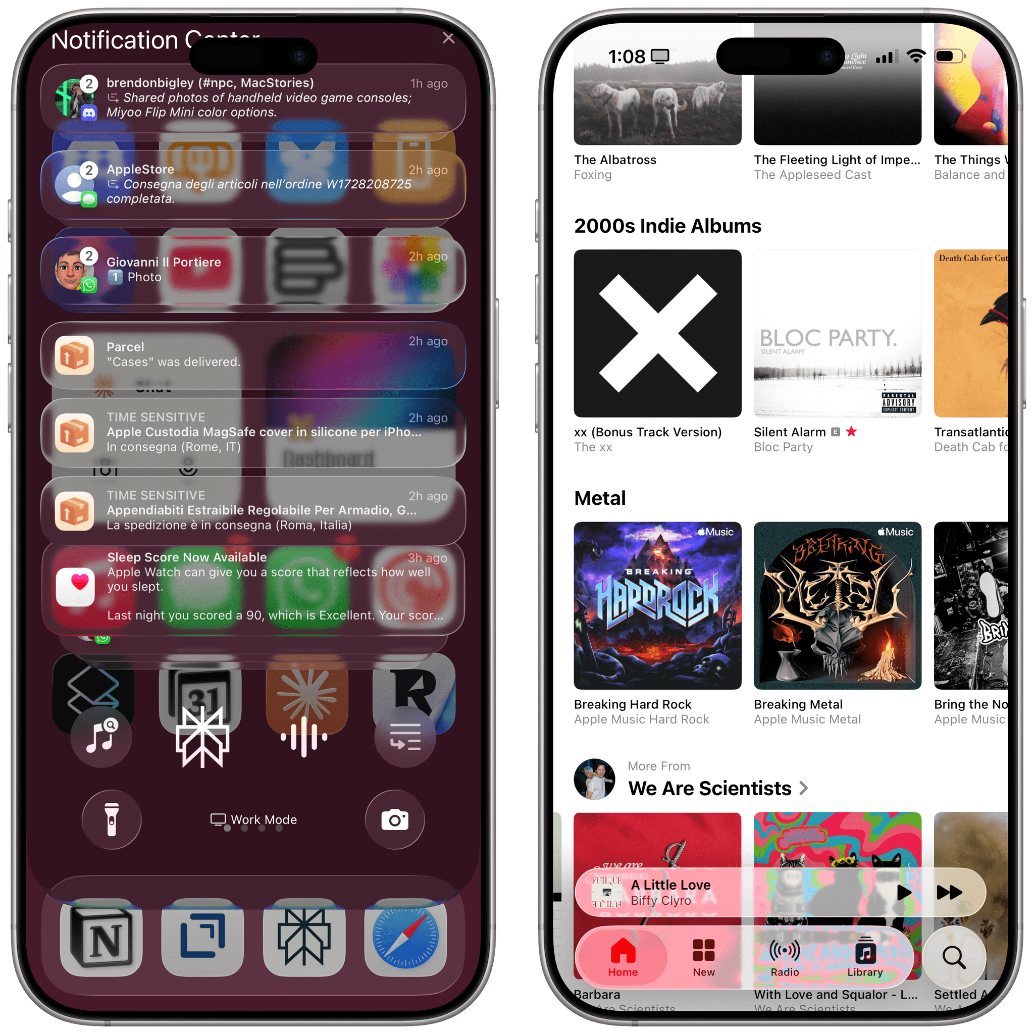 Depending on what’s behind Liquid Glass, legibility may suffer.