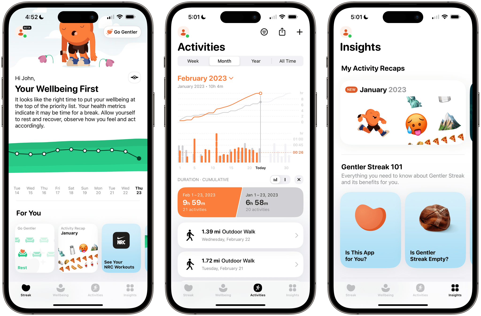Fitness App Gentler Streak Adds Wellness Tracking MacStories