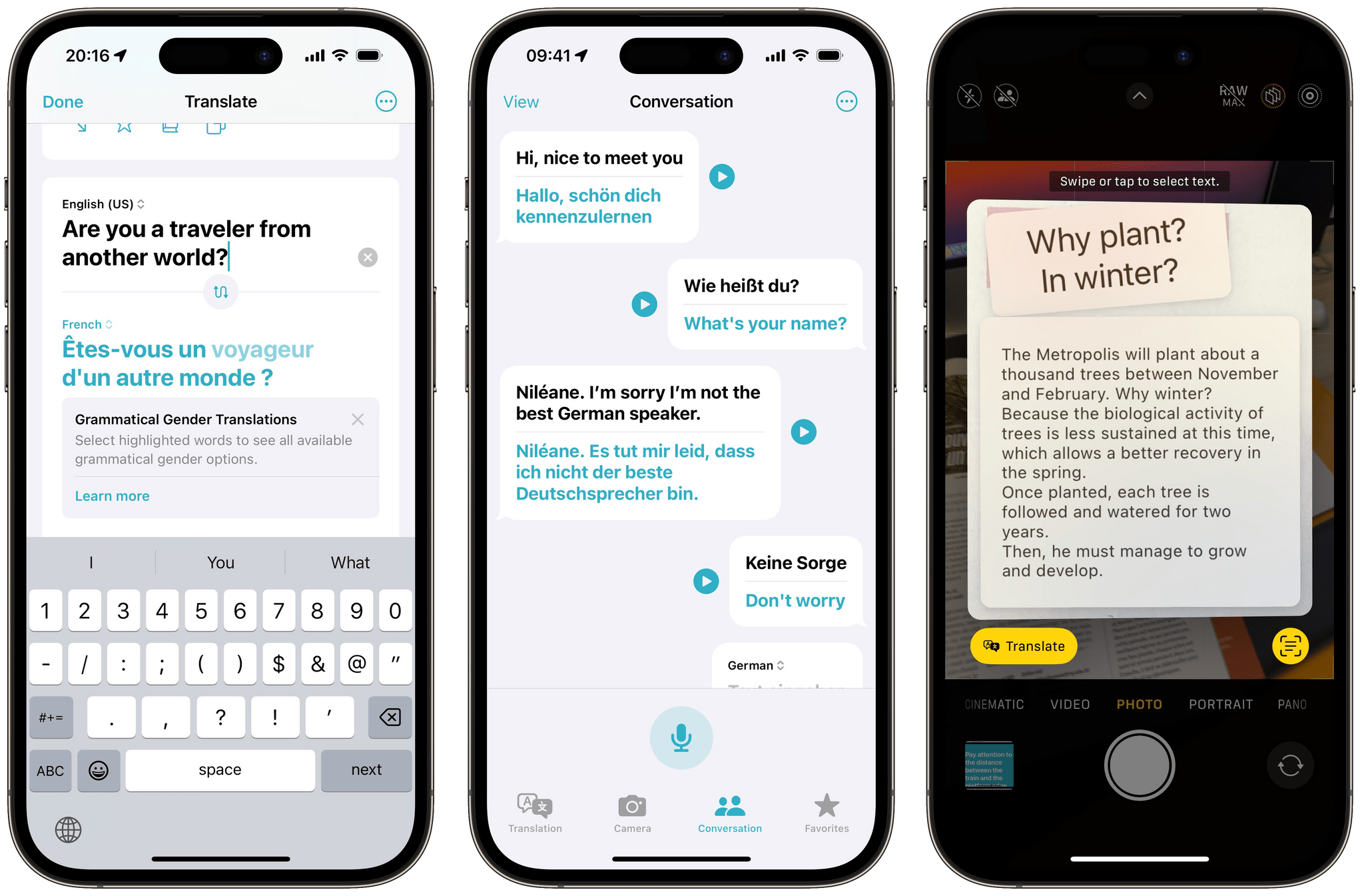 Google translate best sale conversation mode iphone