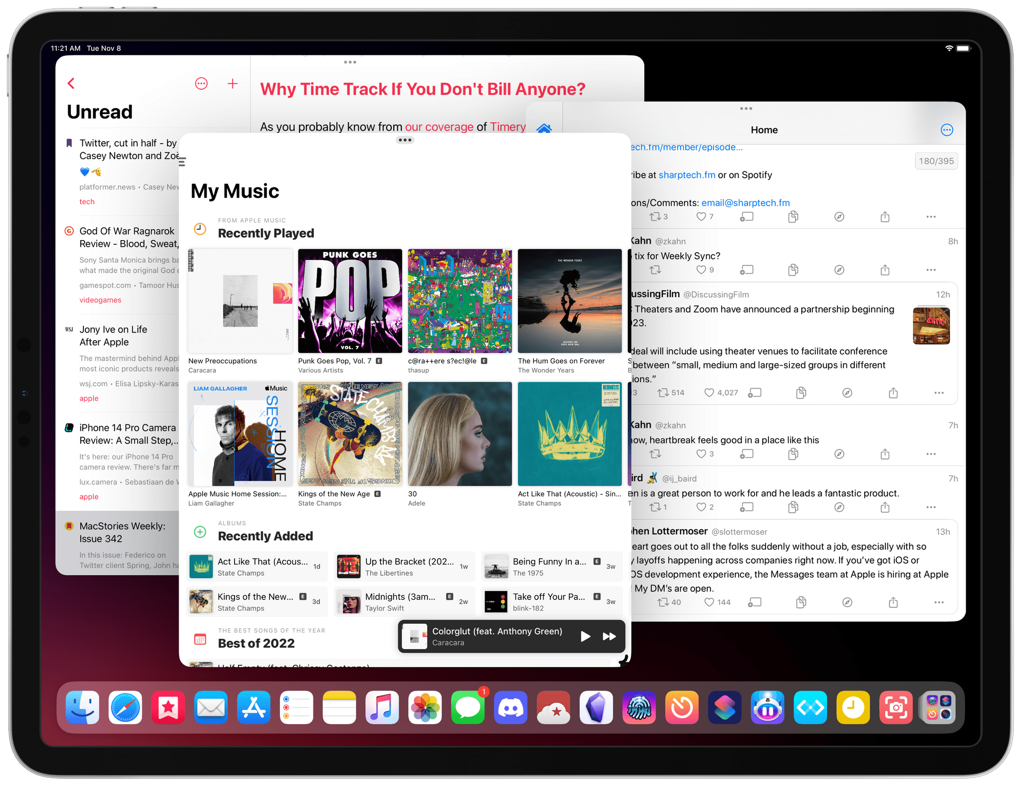 The 'More Space' resolution on iPadOS 16...