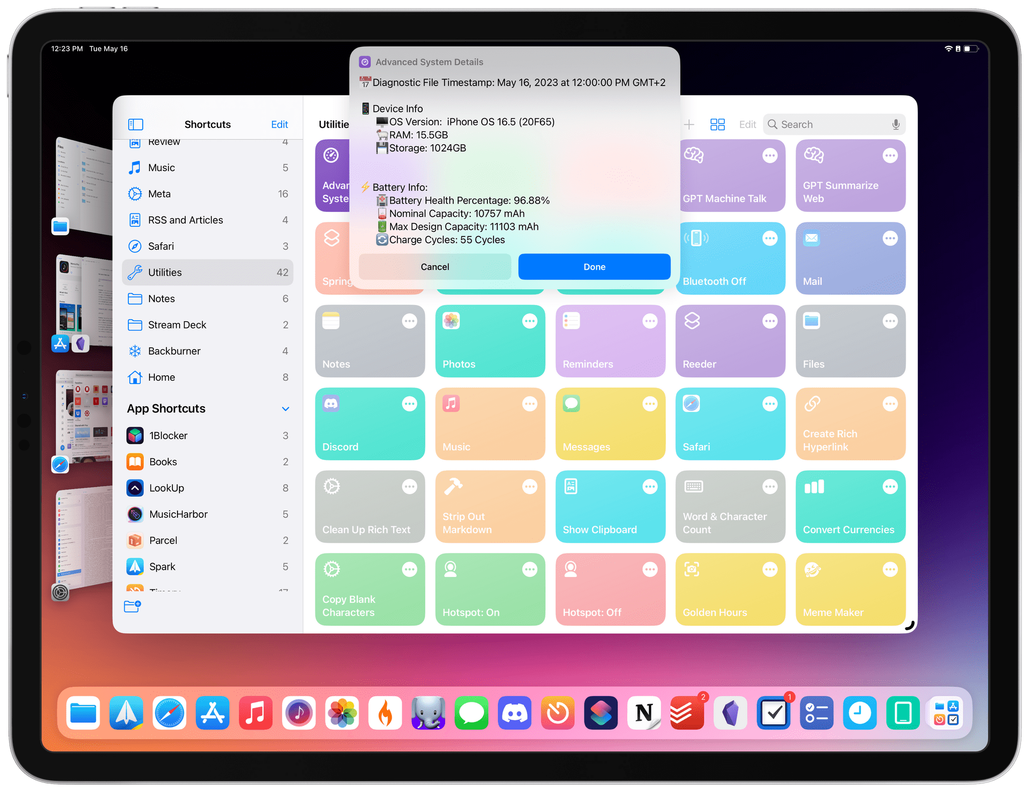 Other Programs > Flic Switch and iOS Shortcuts