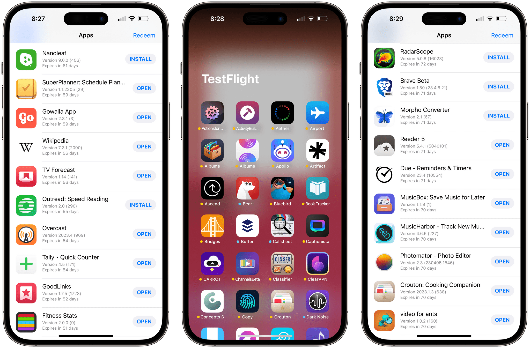 I like the TestFlight section in the App Library, but users should be able to turn it off.