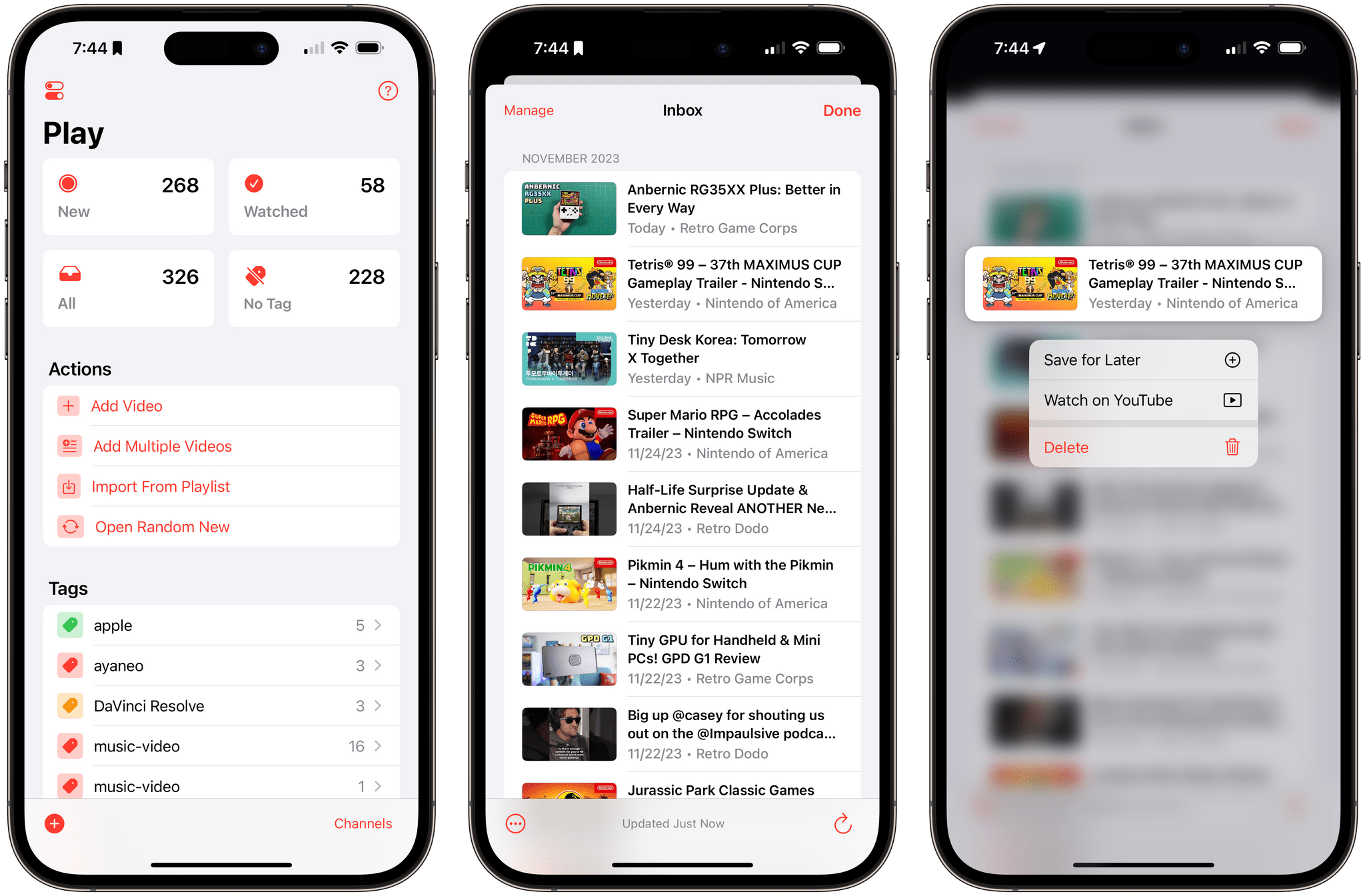 Play: A Fantastic Utility for Saving and Organizing  Videos for  Later - MacStories