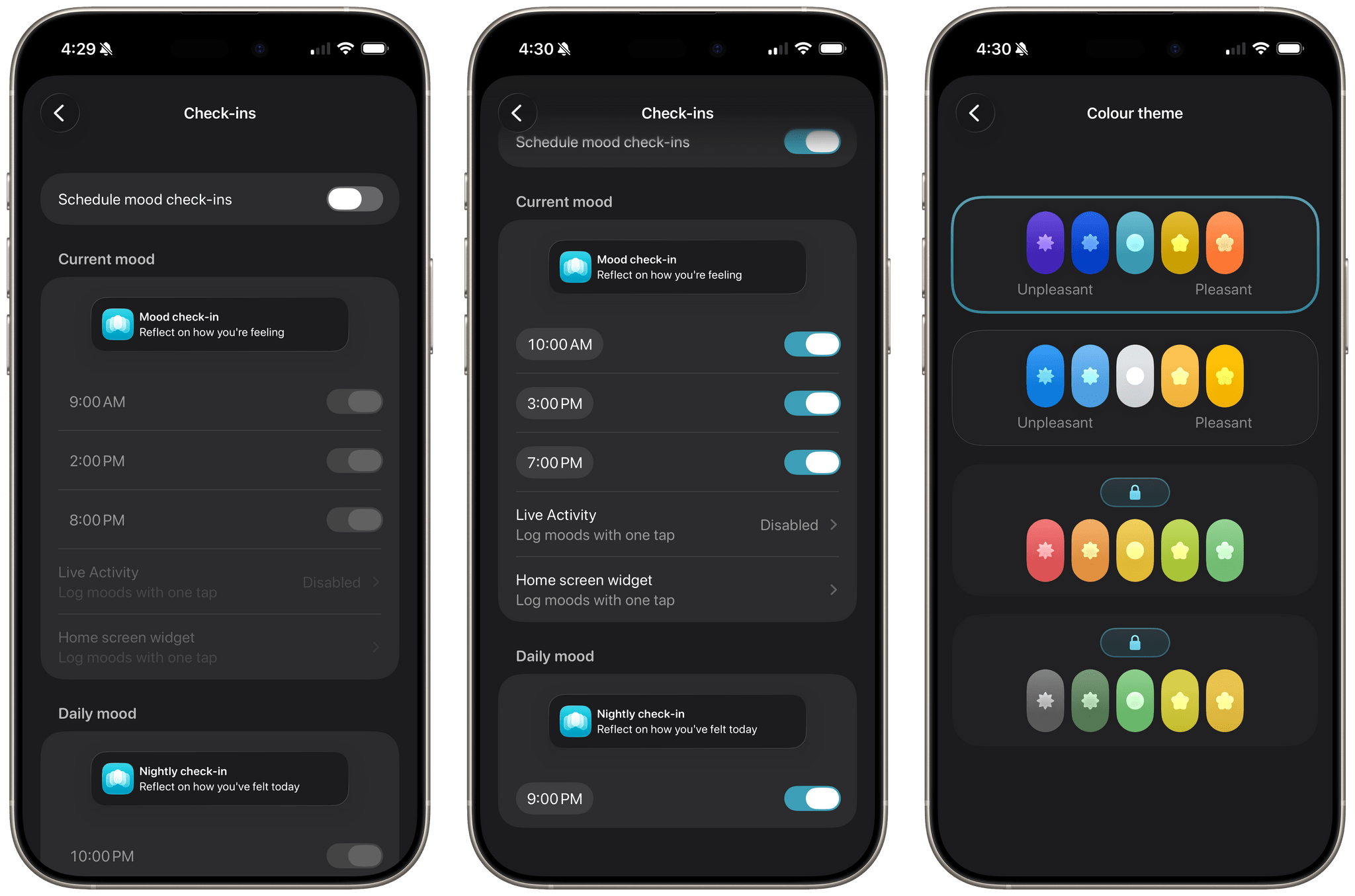 Moods Faster packs a lot of customization options.