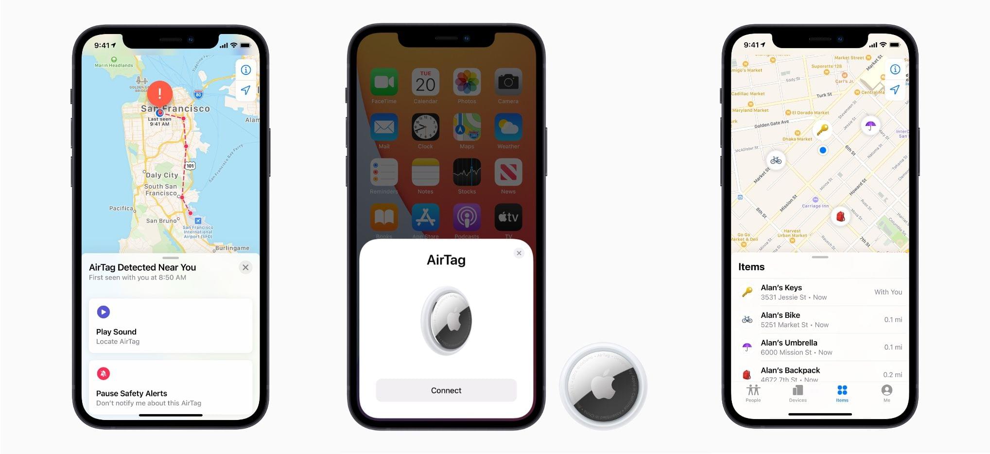 Apple Reveals AirTags for Tracking Personal Items Using Its Find My