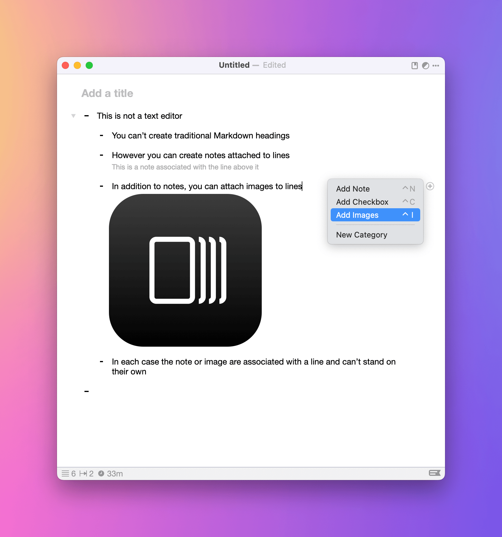 Outliner & Notes App for Mac - OutlineEdit 3