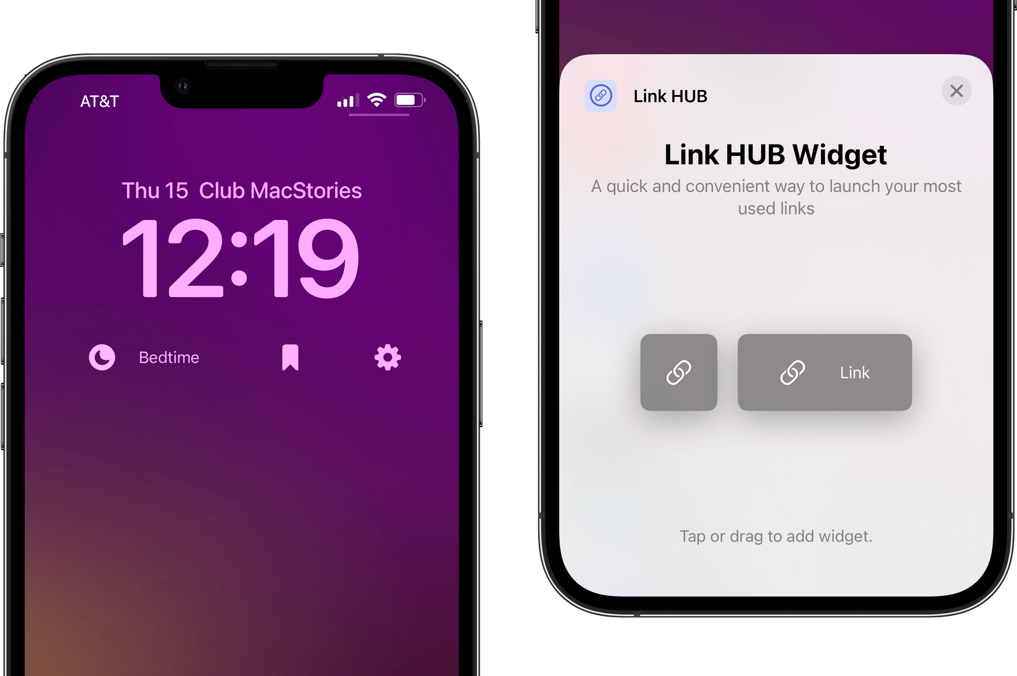 Link HUB offers all three varieties of widgets.