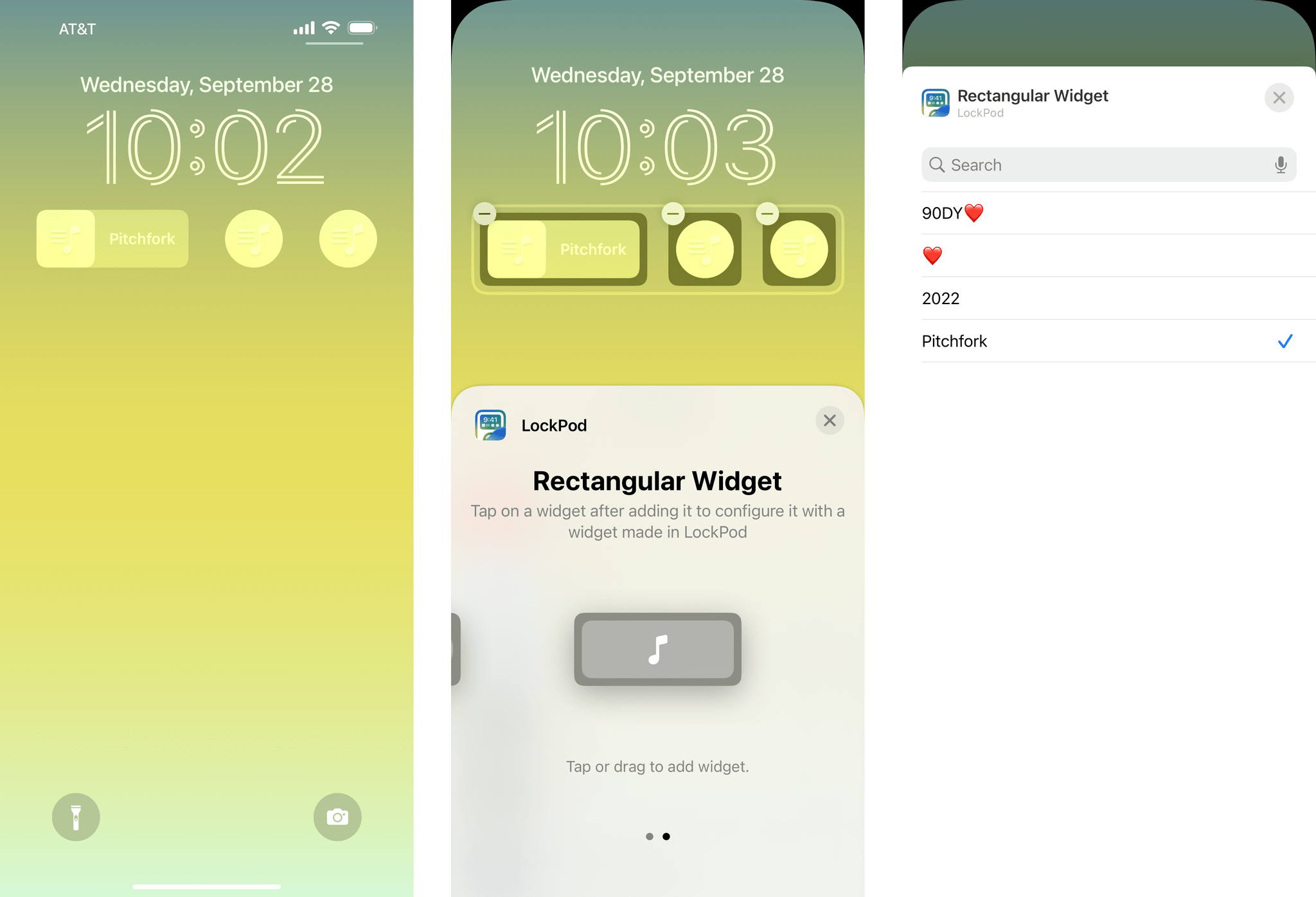 WidgetPod is a highly customizable Now Playing widget for Apple