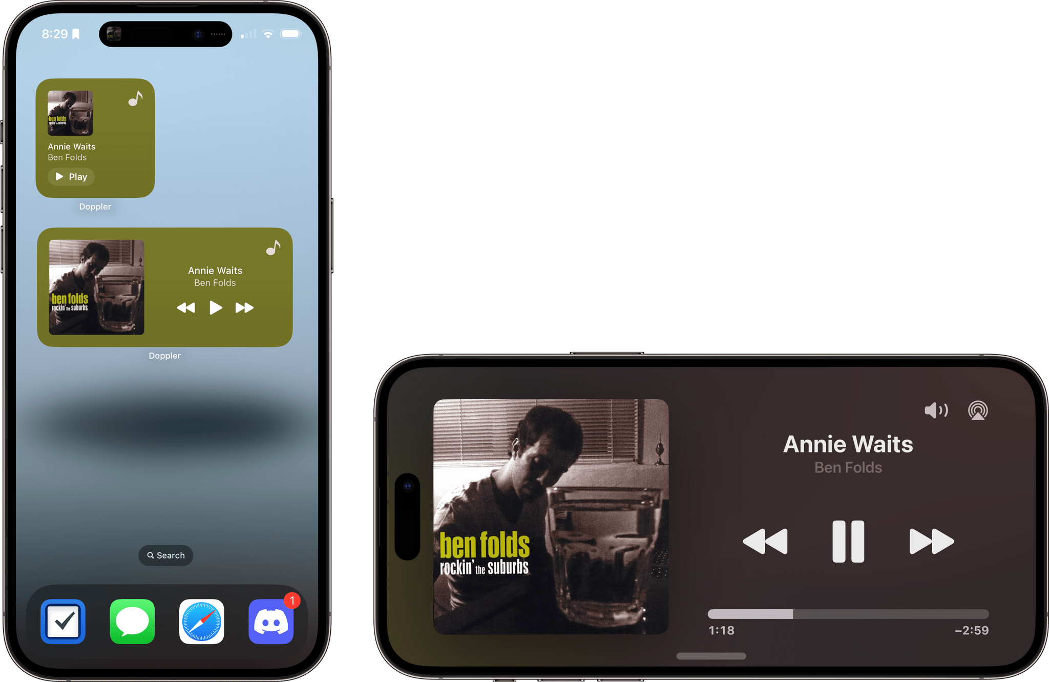 WidgetPod is a highly customizable Now Playing widget for Apple