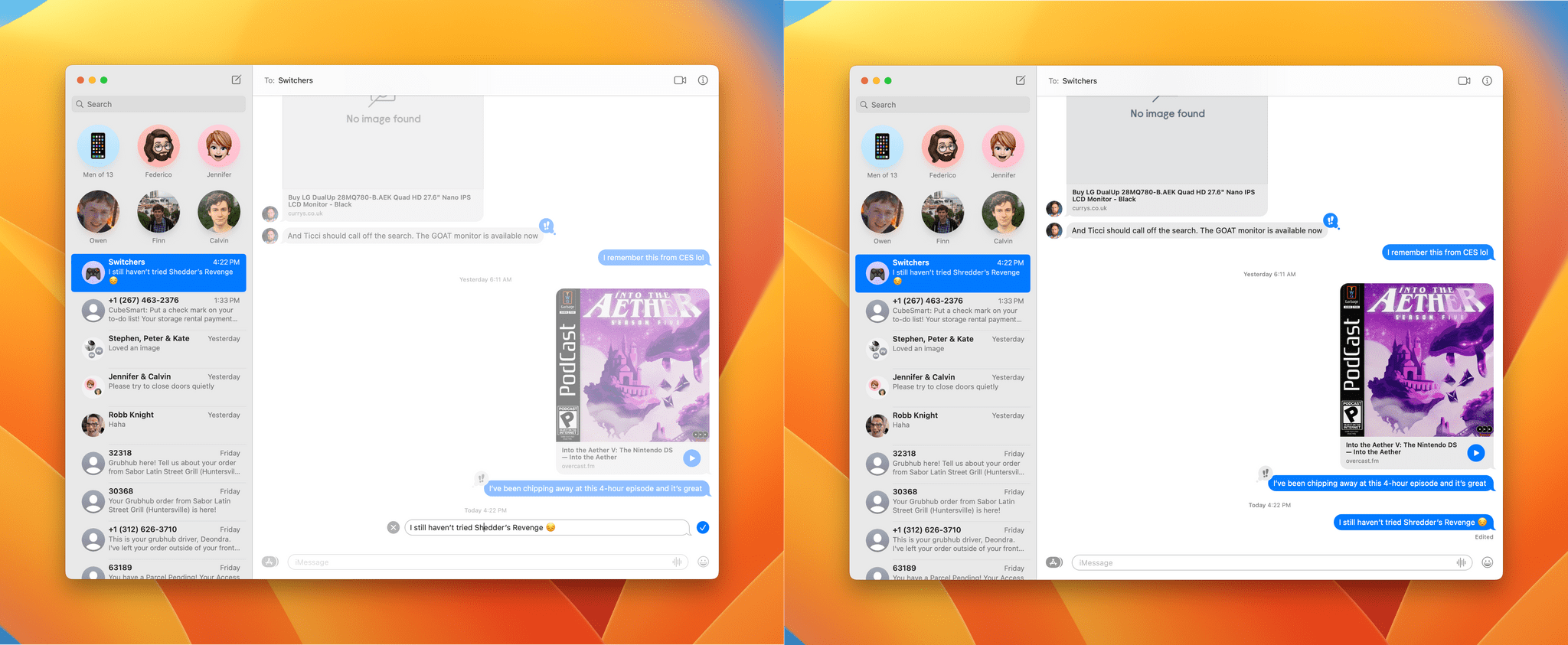 You can now edit messages within 15 minutes of sending them.