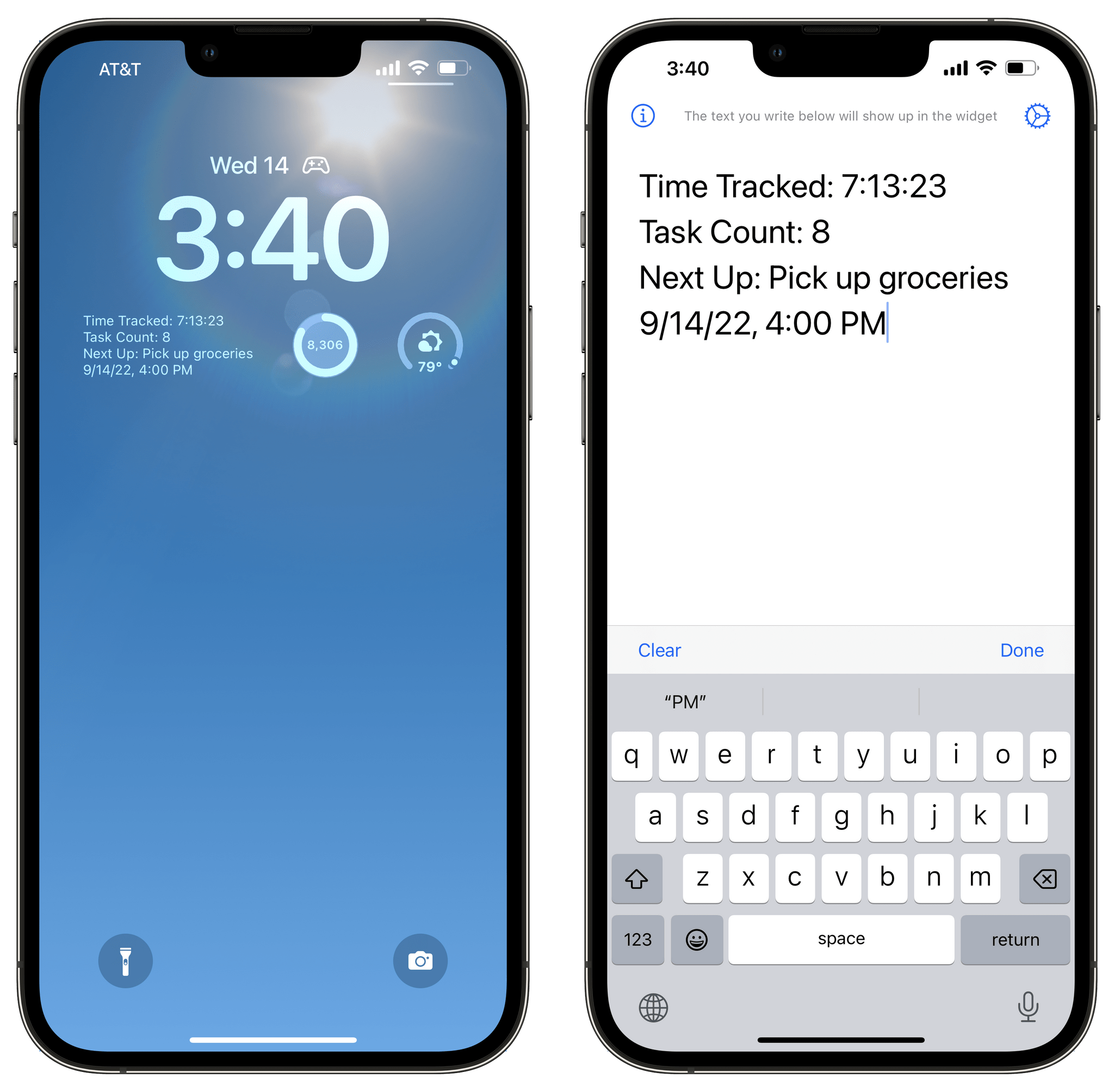 photo of Lock Screen One: Text Widgets for Your iOS 16 Lock Screen Automated with Shortcuts image