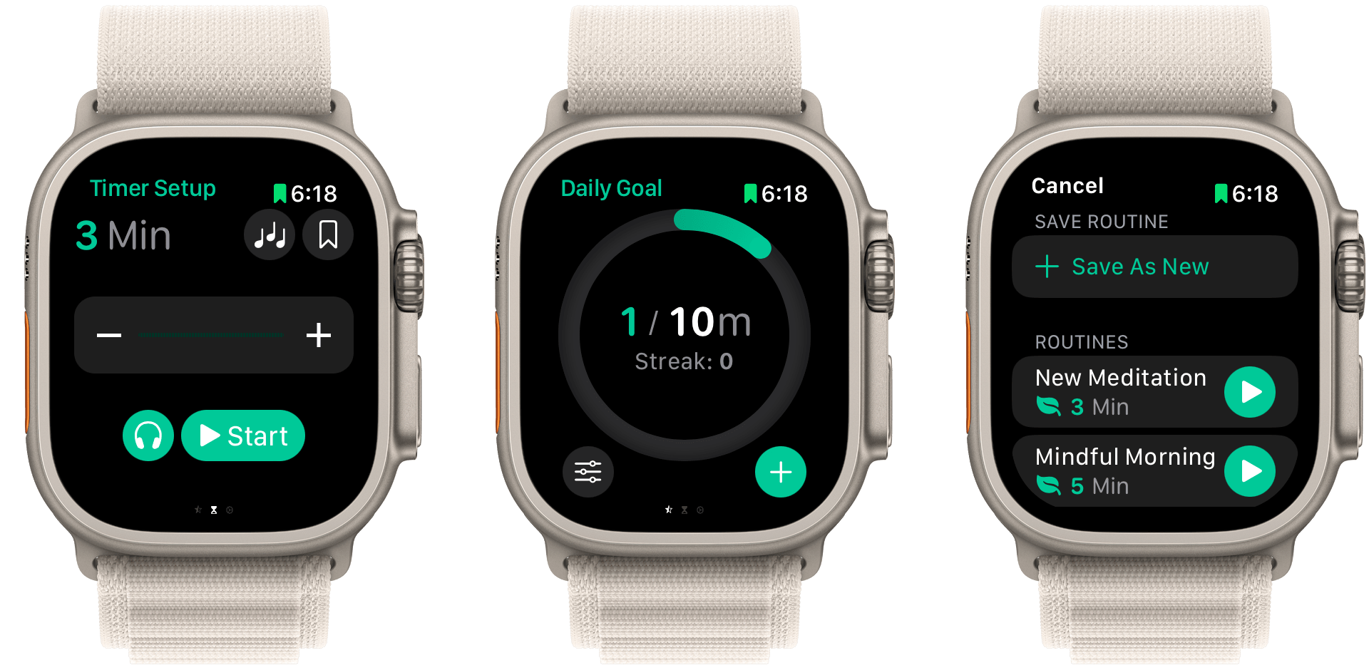 The Zenitizer Watch app.